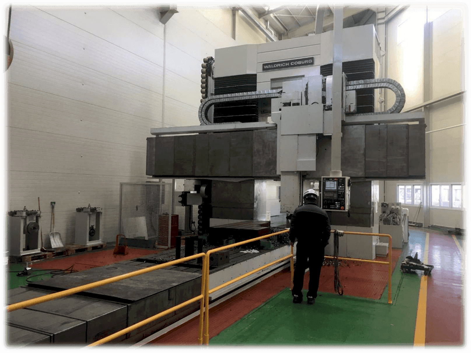 Frontansicht der WALDRICH COBURG 14-10FP150NC  Maschine