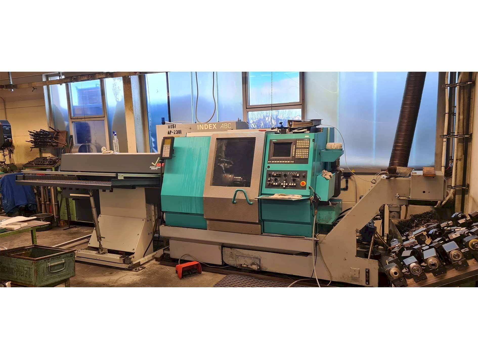 Frontansicht der Index ABC  Maschine