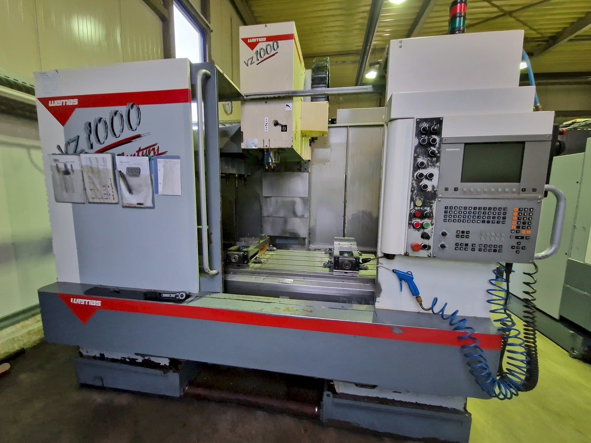 Frontansicht der WEMAS VZ 1000  Maschine