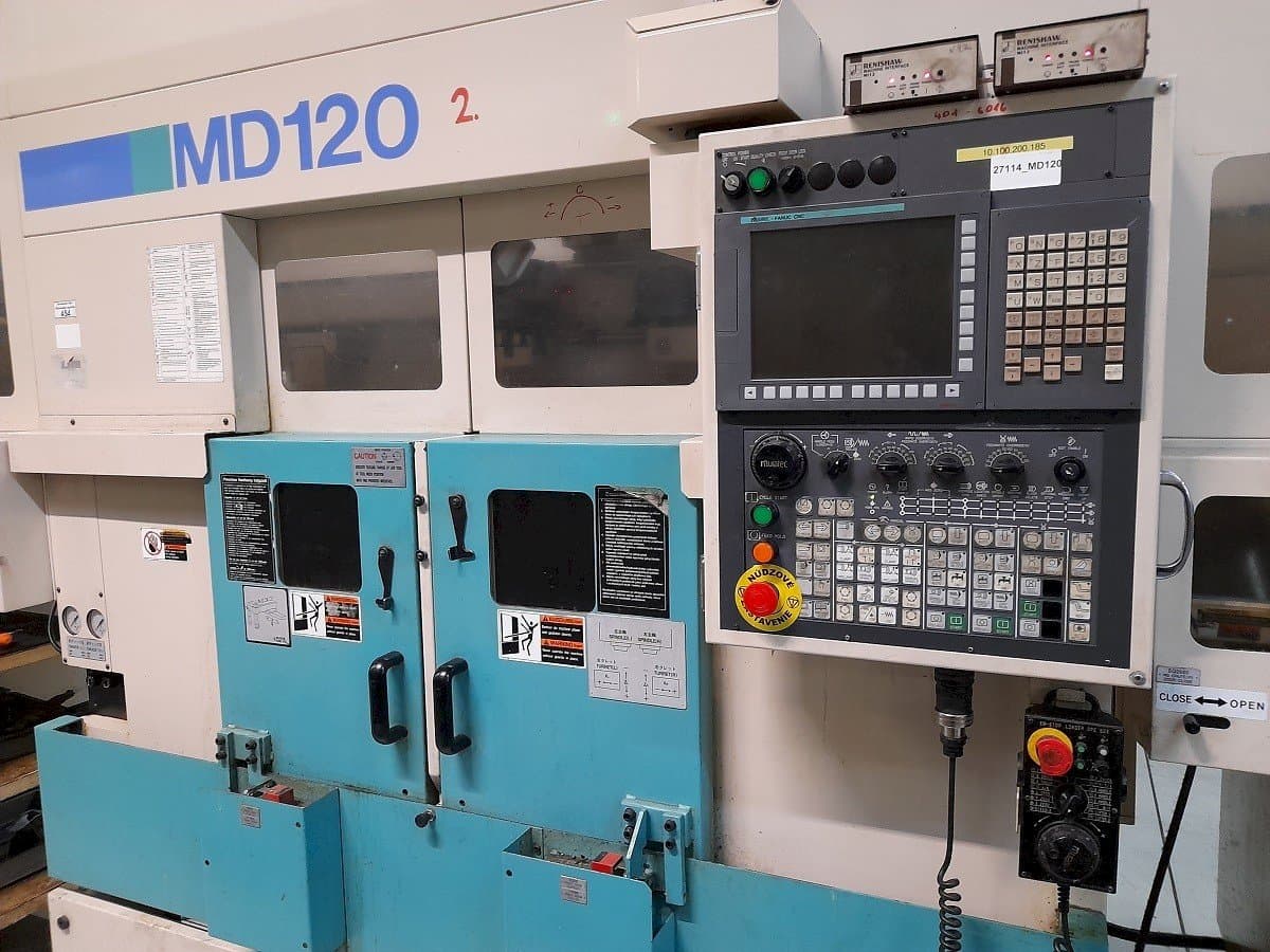 Frontansicht der Muratec MD120 + MS60  Maschine