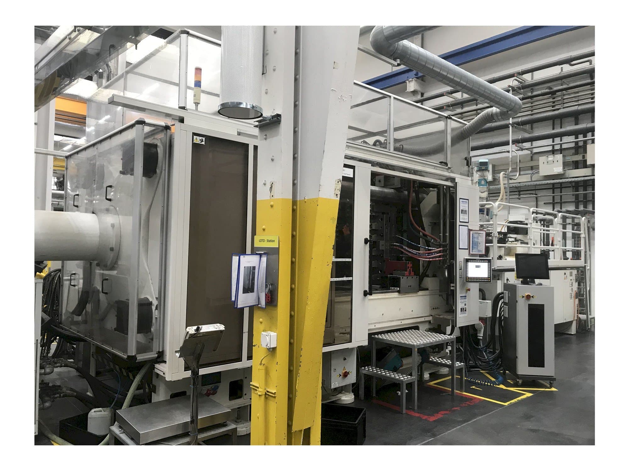 Frontansicht der Husky H650 RS 80/65  Maschine