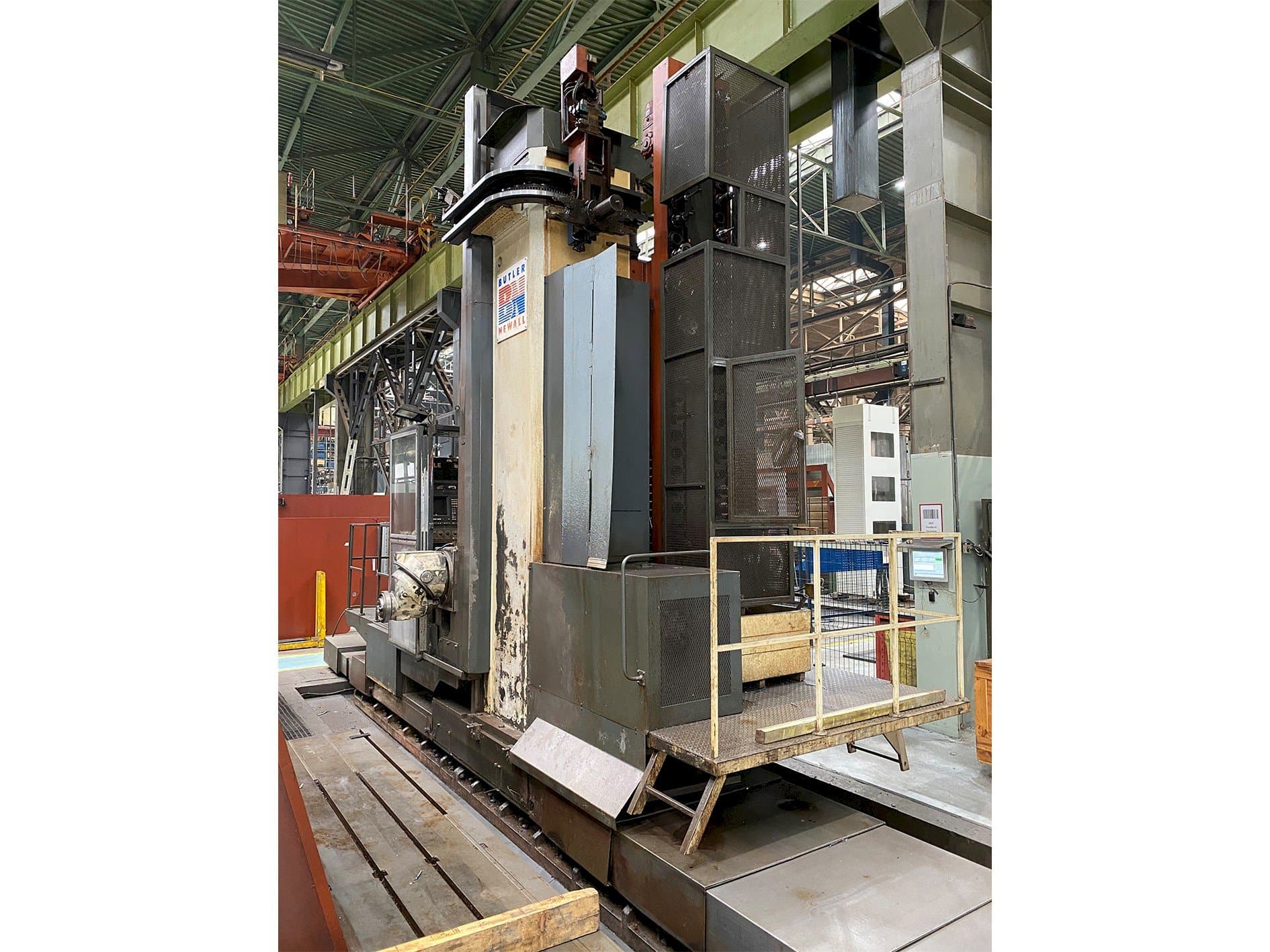 Frontansicht der Butler Elgamill  Maschine