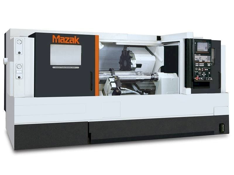 Frontansicht der Mazak QUICK TURN SMART 350M  Maschine