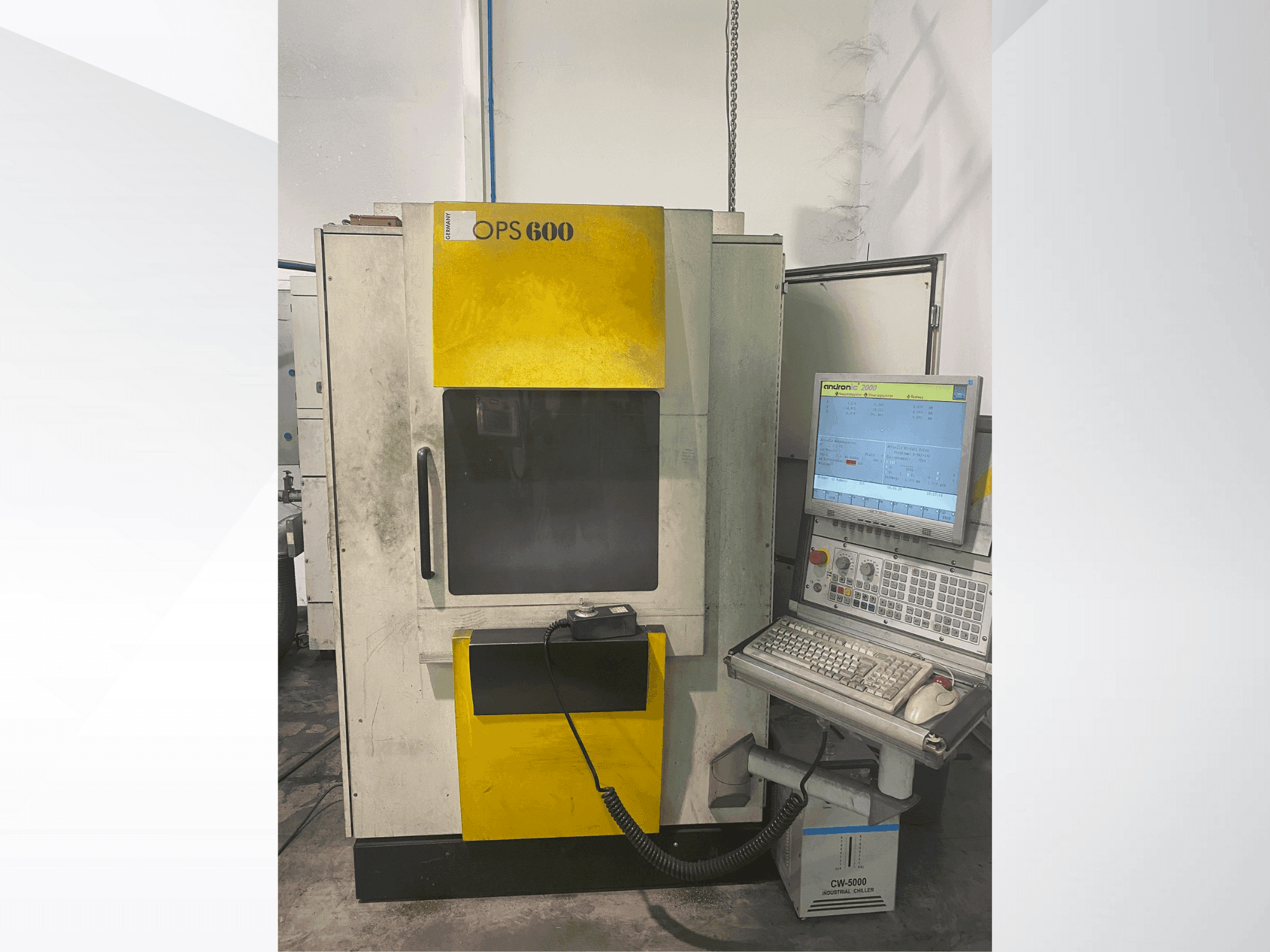 Frontansicht der OPS INGERSOLL OPS 600  Maschine