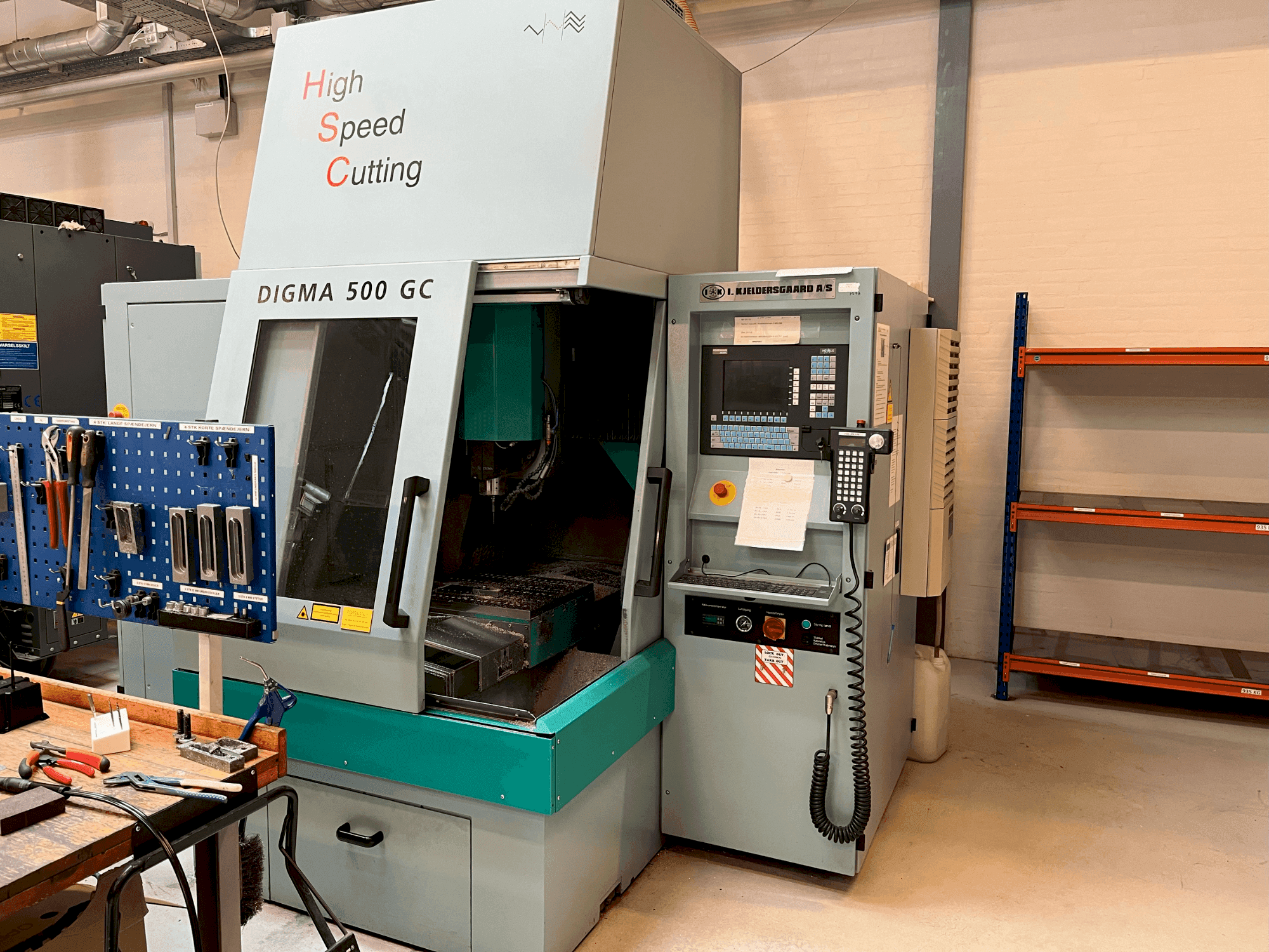 Frontansicht der DIGMA 500 GC  Maschine