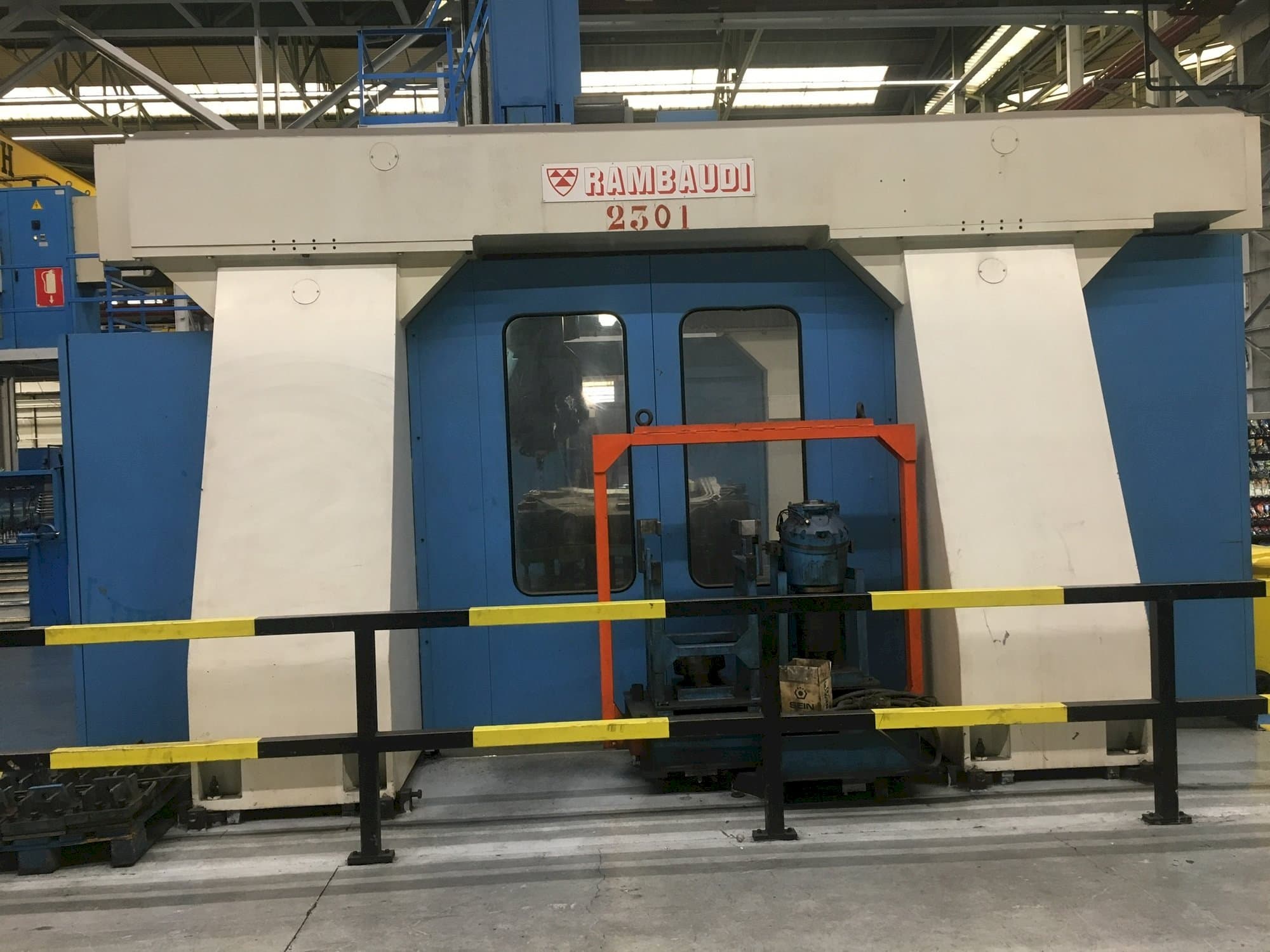 Frontansicht der Rambaudi Ramspeed H 40L  Maschine