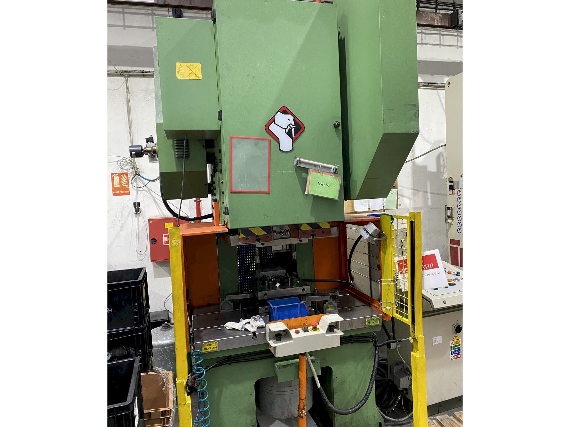 Frontansicht der SANGIACOMO T 130R CE  Maschine