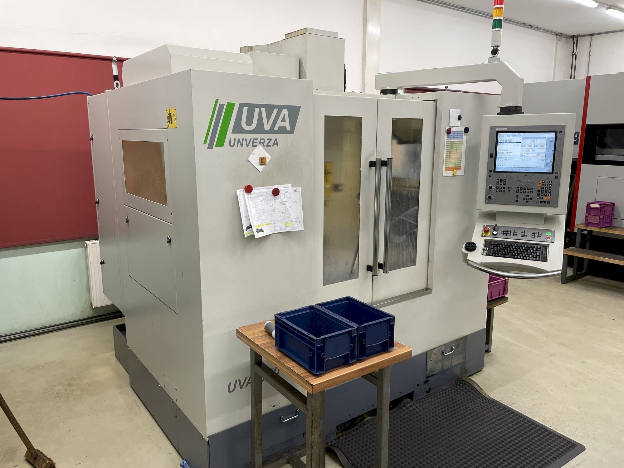 Frontansicht der  HOMMEL UNVERZAGT UVA 550 Plus  Maschine