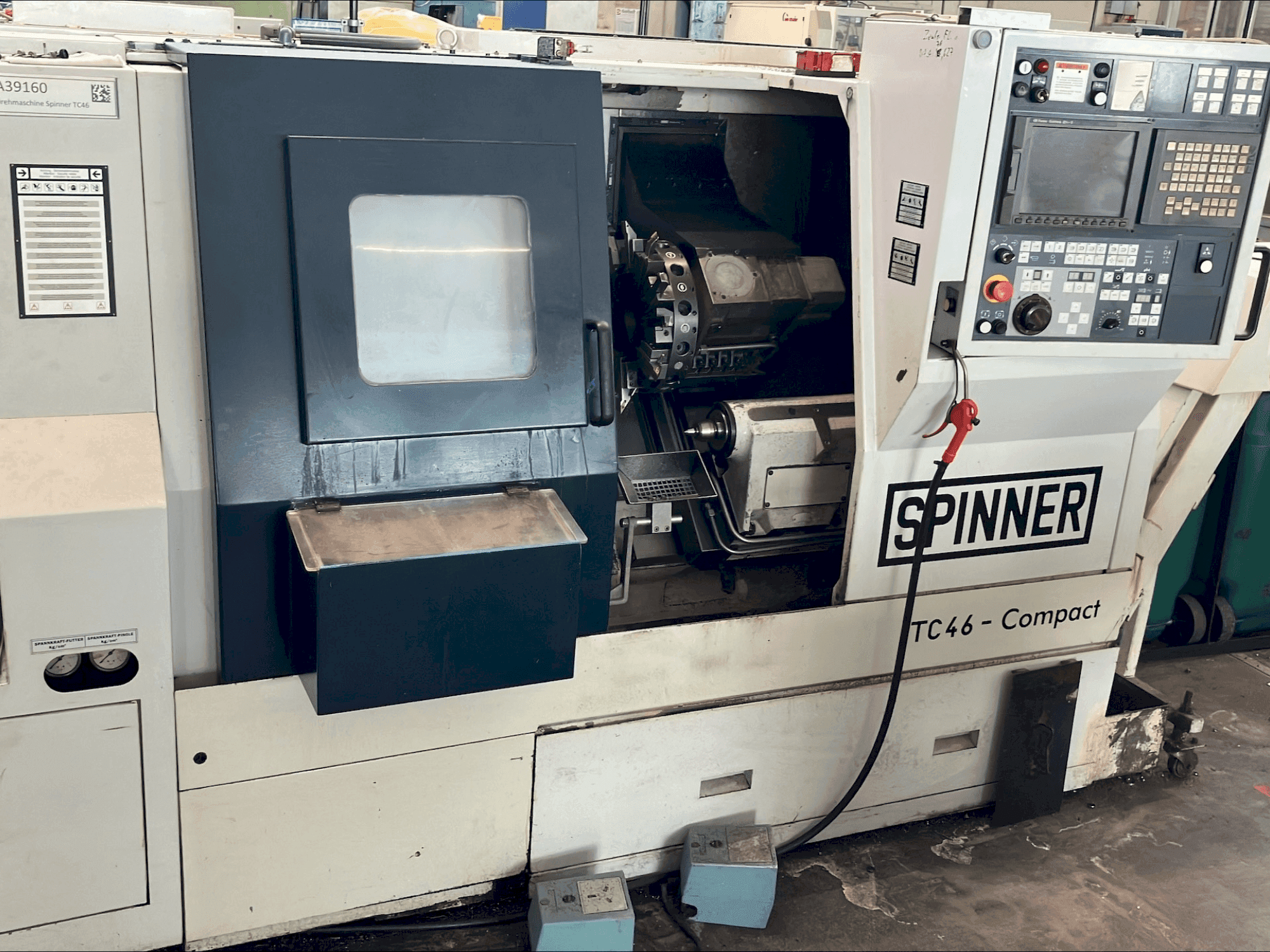 Frontansicht der SPINNER TC46-COMPACT  Maschine
