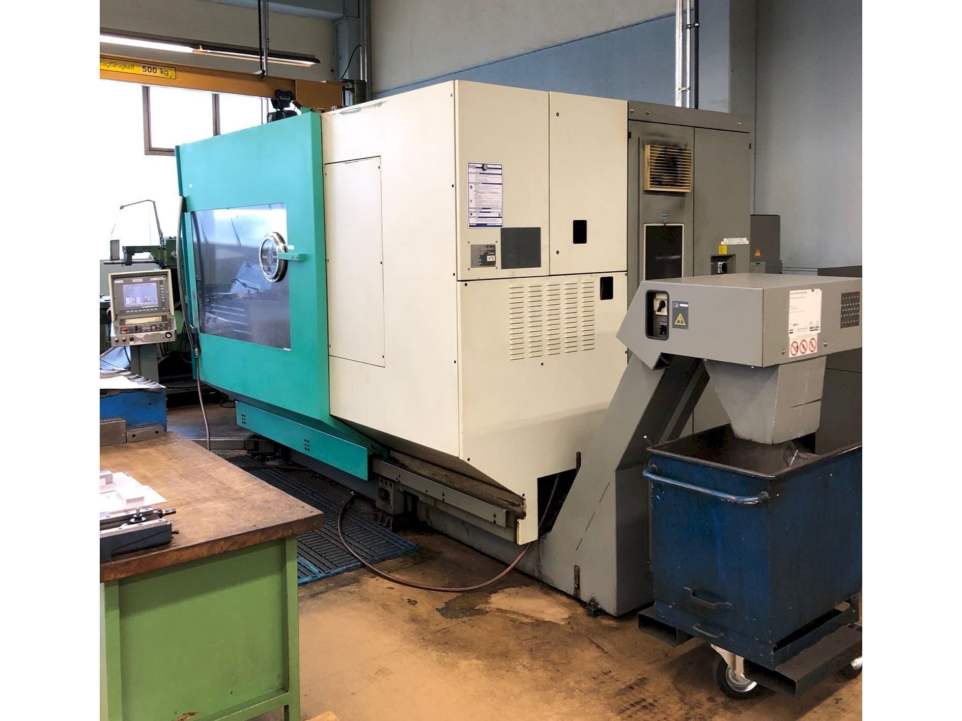 Frontansicht der DECKEL MAHO Dmu80p  Maschine