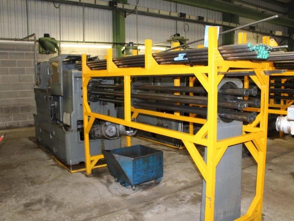 Frontansicht der Wickman 1"-6  Maschine
