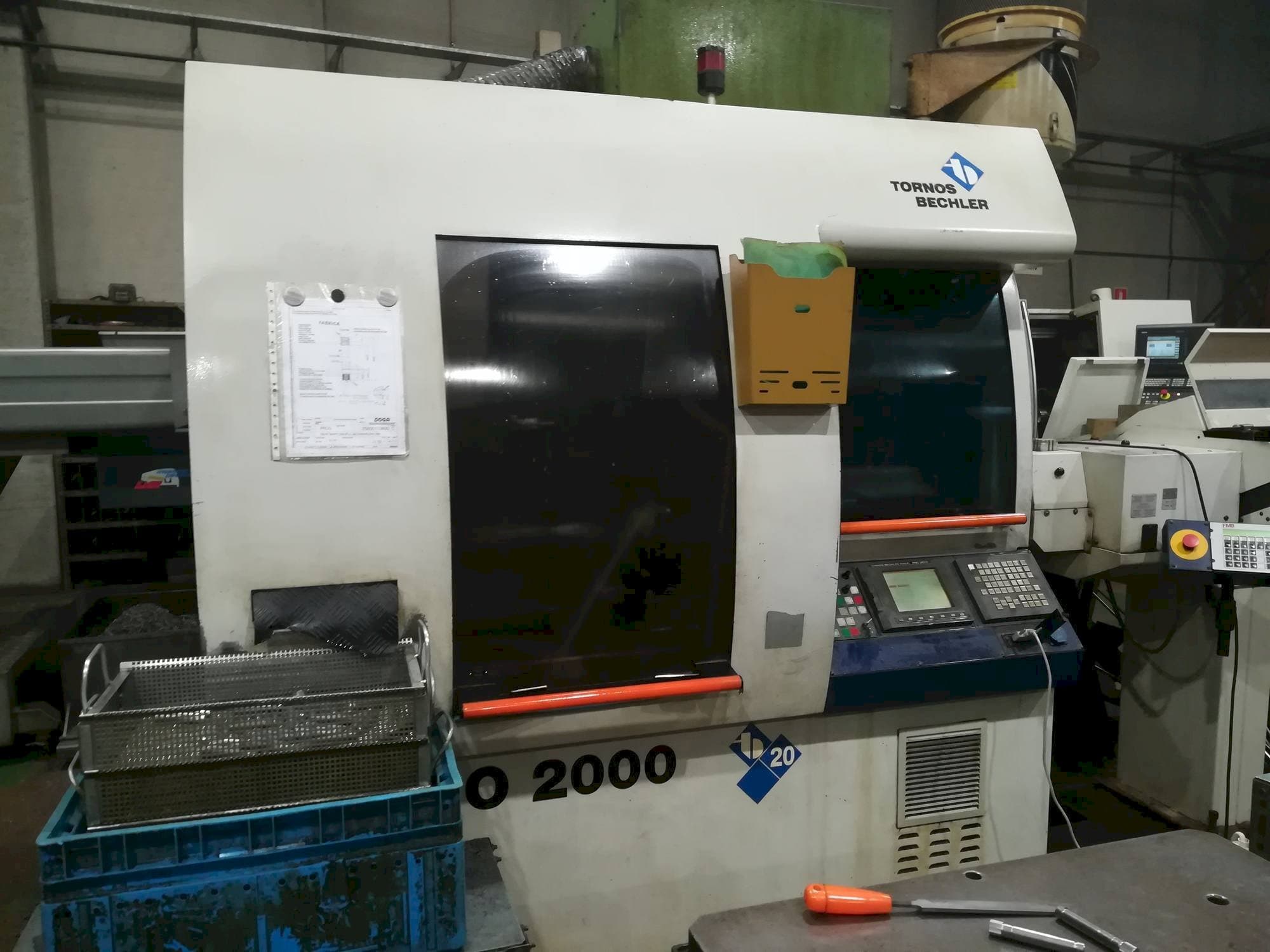 Frontansicht der Tornos-Bechler Deco 20  Maschine