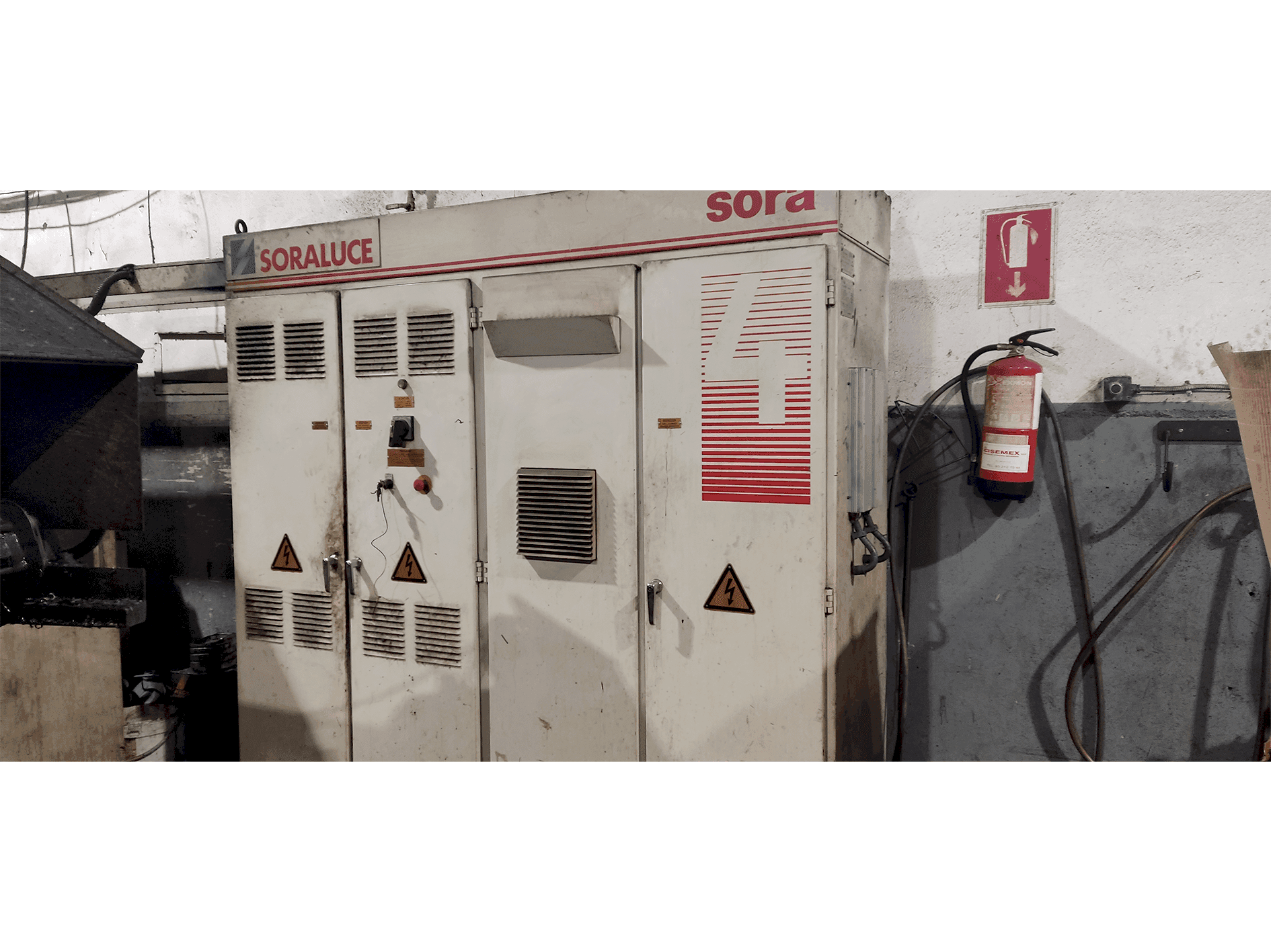 Frontansicht der Soraluce SORA 4  Maschine