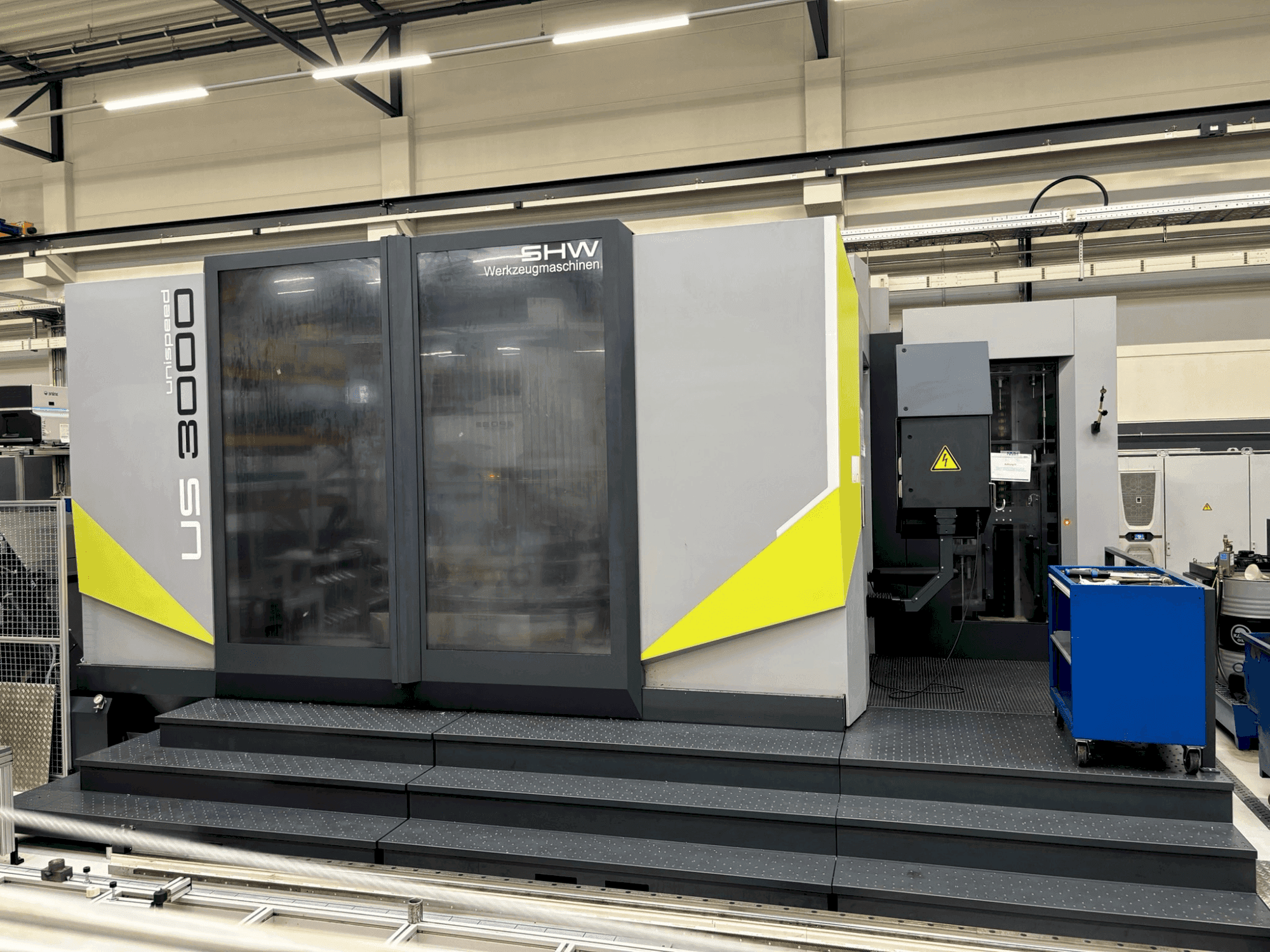 Frontansicht der SHW Unispeed 3000  Maschine