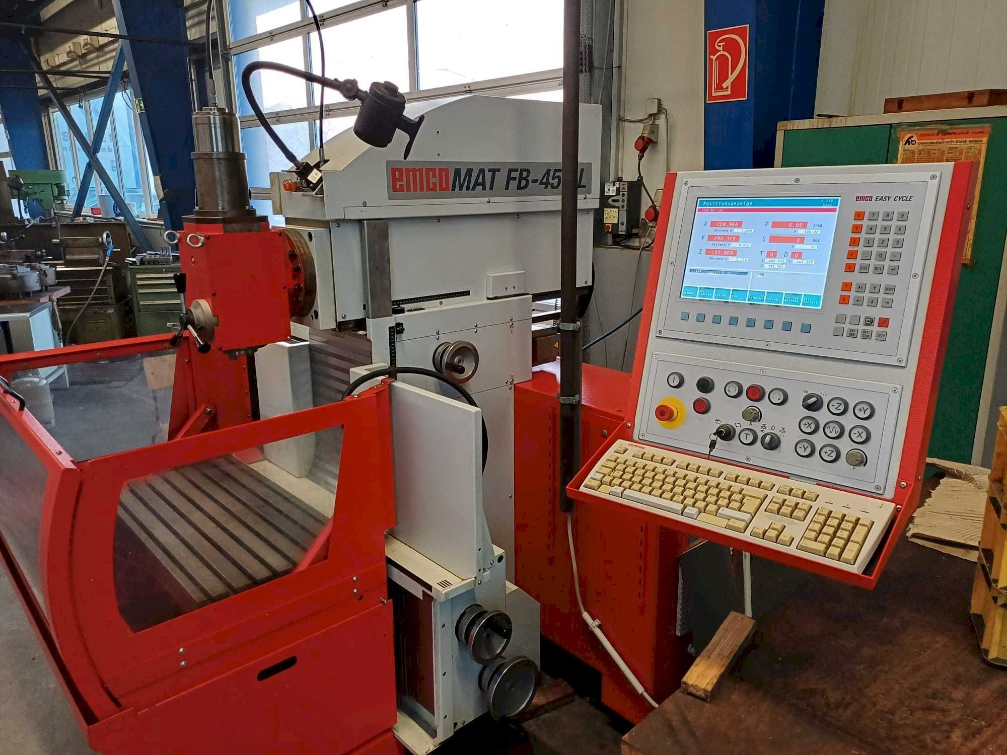 Frontansicht der EMCO EMCOMAT FB-450  Maschine
