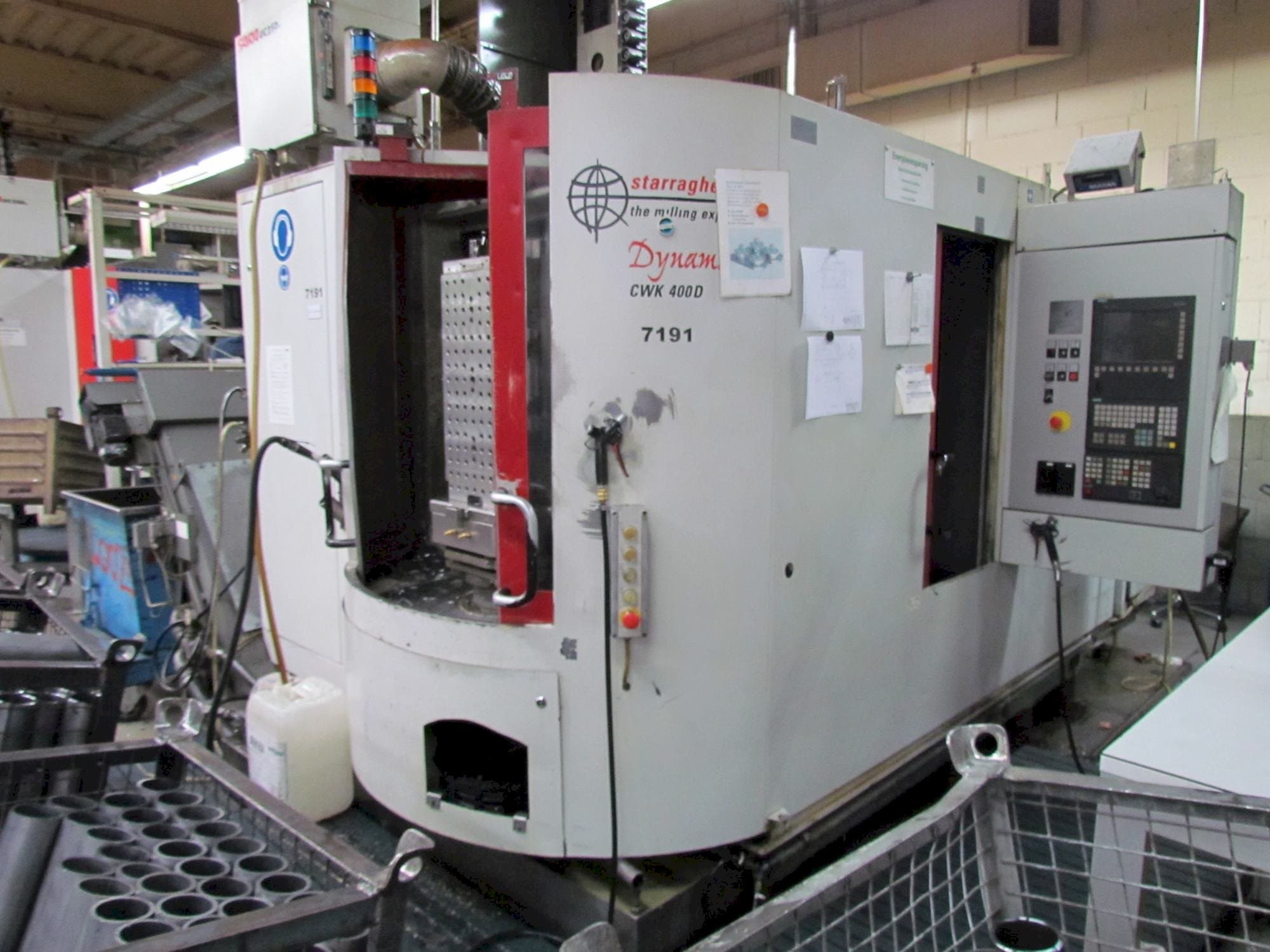 Frontansicht der Heckert CWK 400 D  Maschine