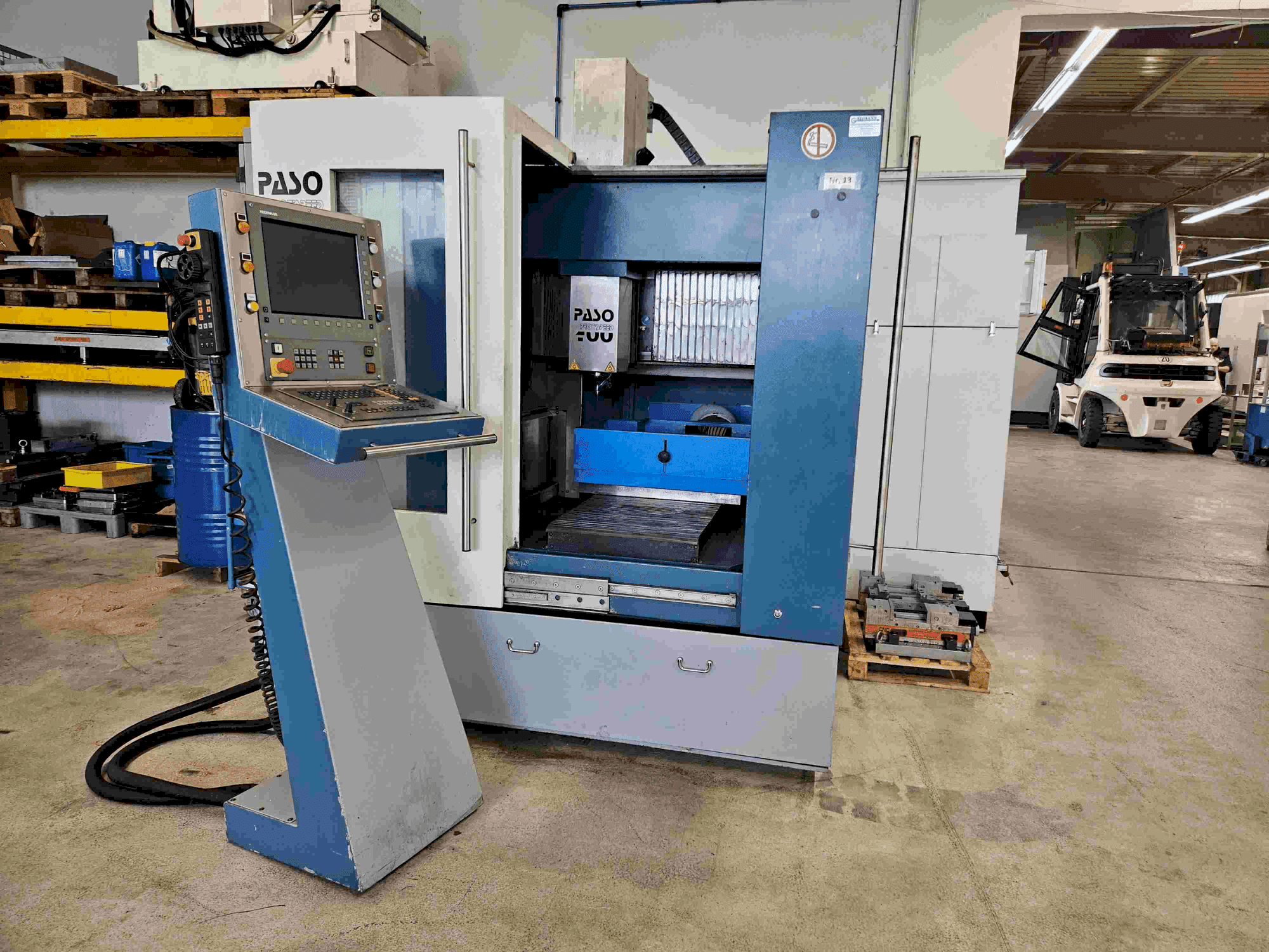 Frontansicht der PASO PS400 (2004)  Maschine