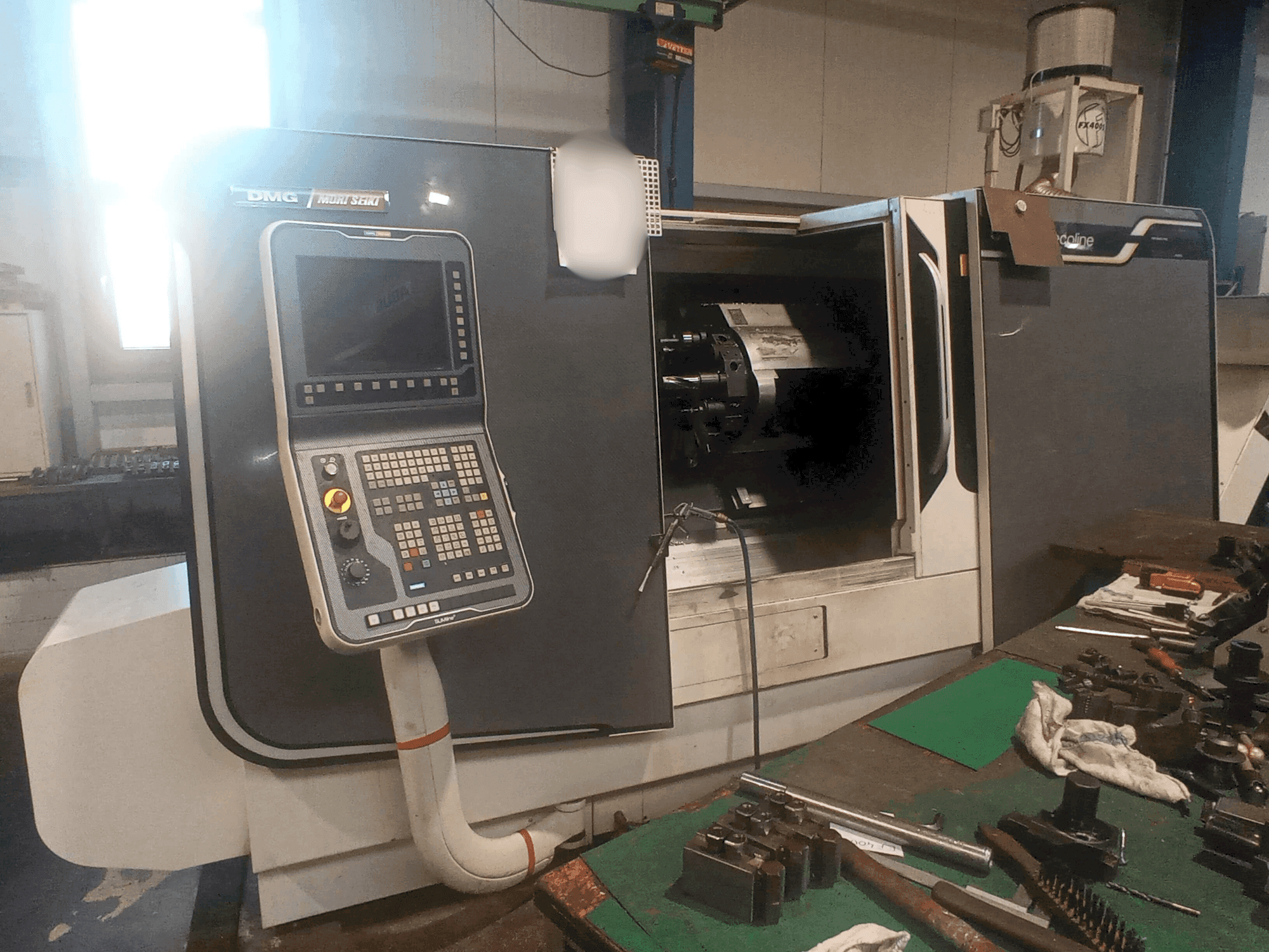 Frontansicht der DMG Mori Seiki CTX 510 ecoline  Maschine