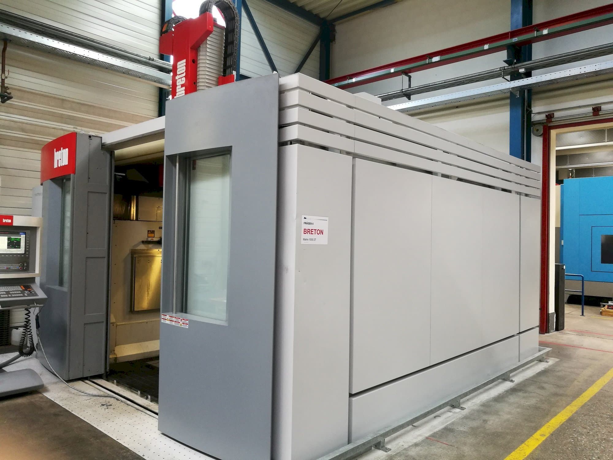 Frontansicht der Breton Matrix 1000 2T DY  Maschine