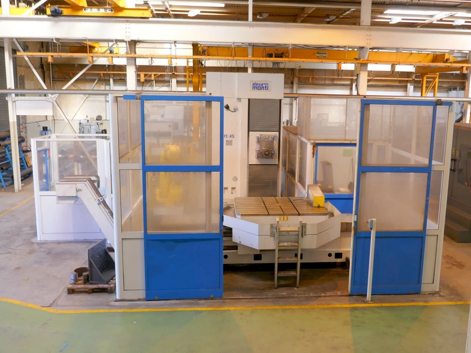 Frontansicht der ALESA MONTI FT 45 TG  Maschine