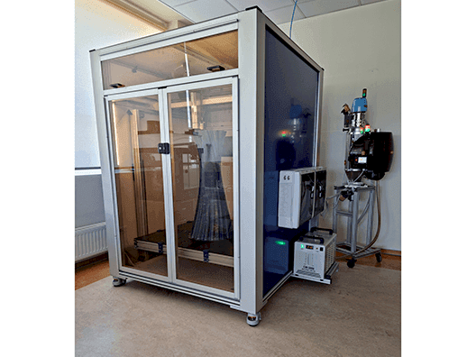 Frontansicht der Terracubed T1000  Maschine