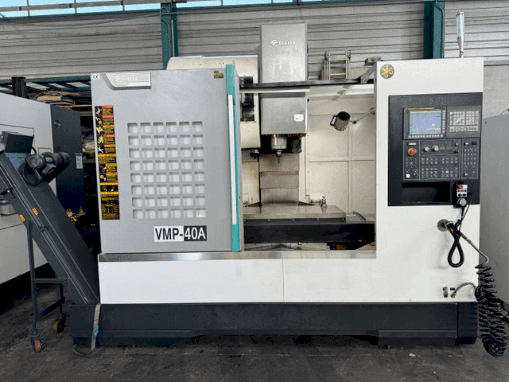 Frontansicht der Feeler VMP40A  Maschine
