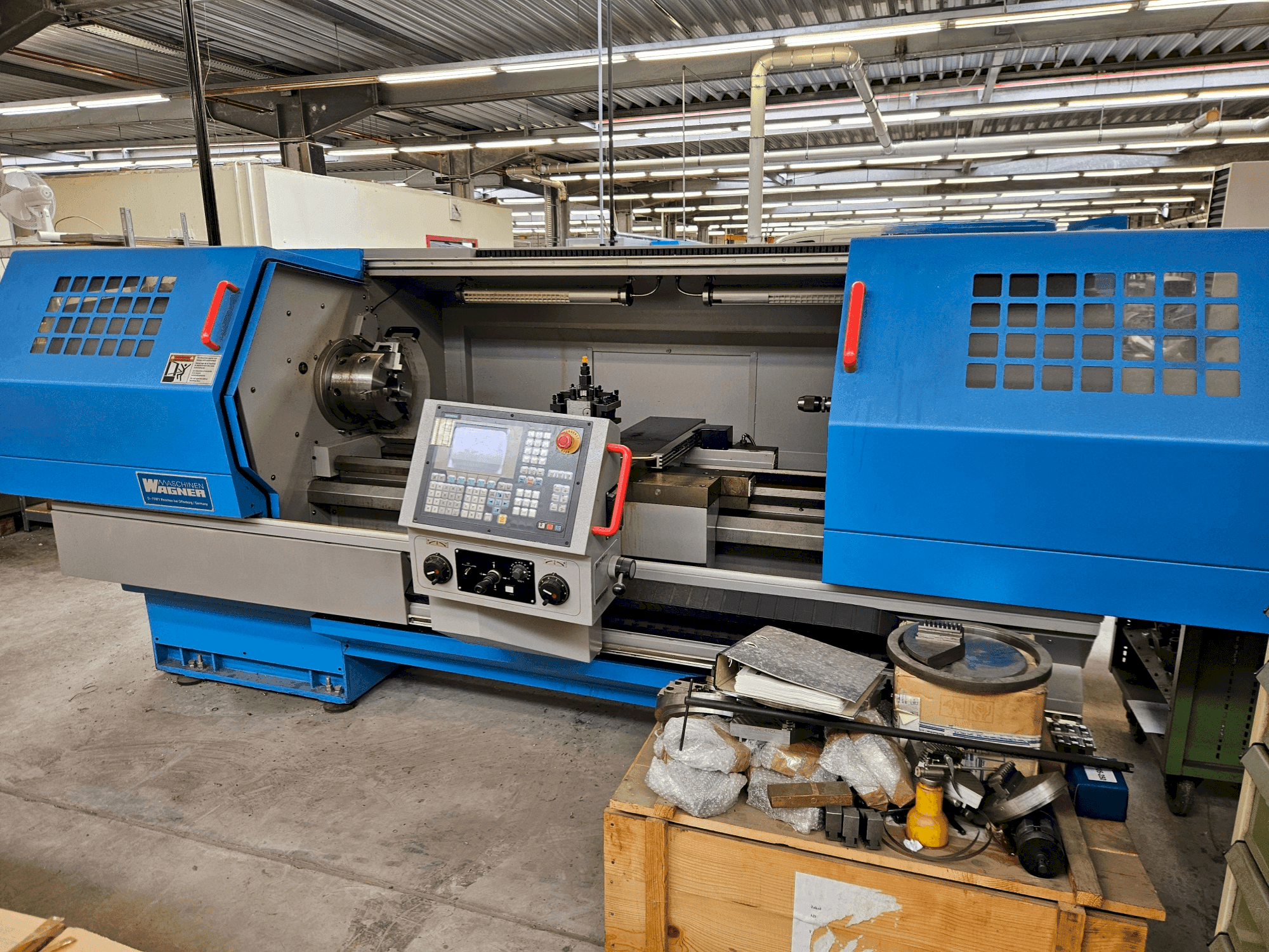 Frontansicht der WAGNER WDE 500  Maschine