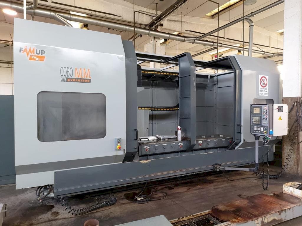 Frontansicht der FAMUP COBO 3000  Maschine