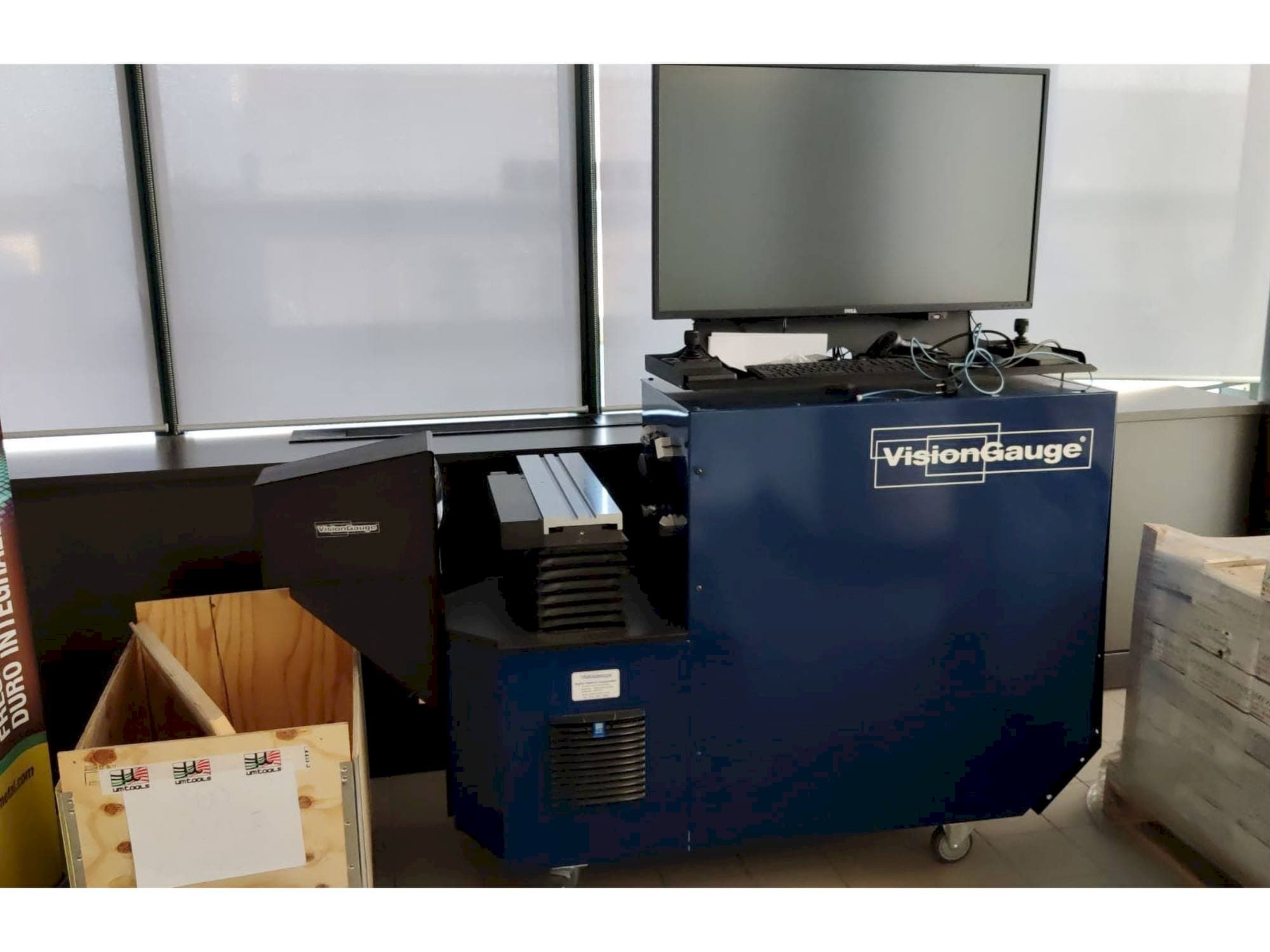 Frontansicht der Vision Gauge 500 series  Maschine