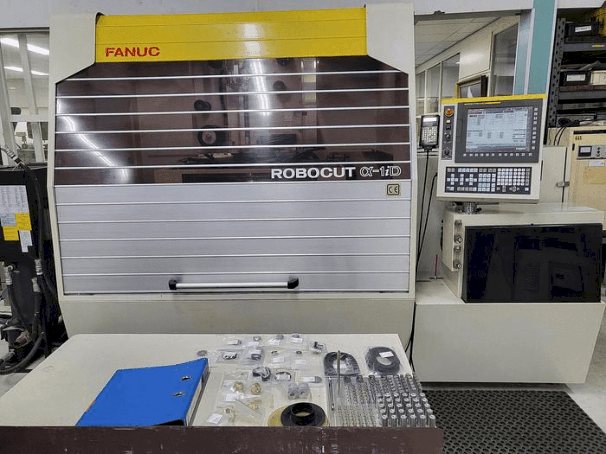Frontansicht der FANUC Alpha 1ID  Maschine