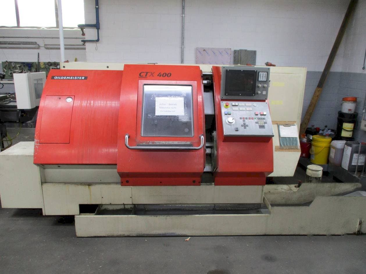 Frontansicht der Gildemeister CTX 400  Maschine