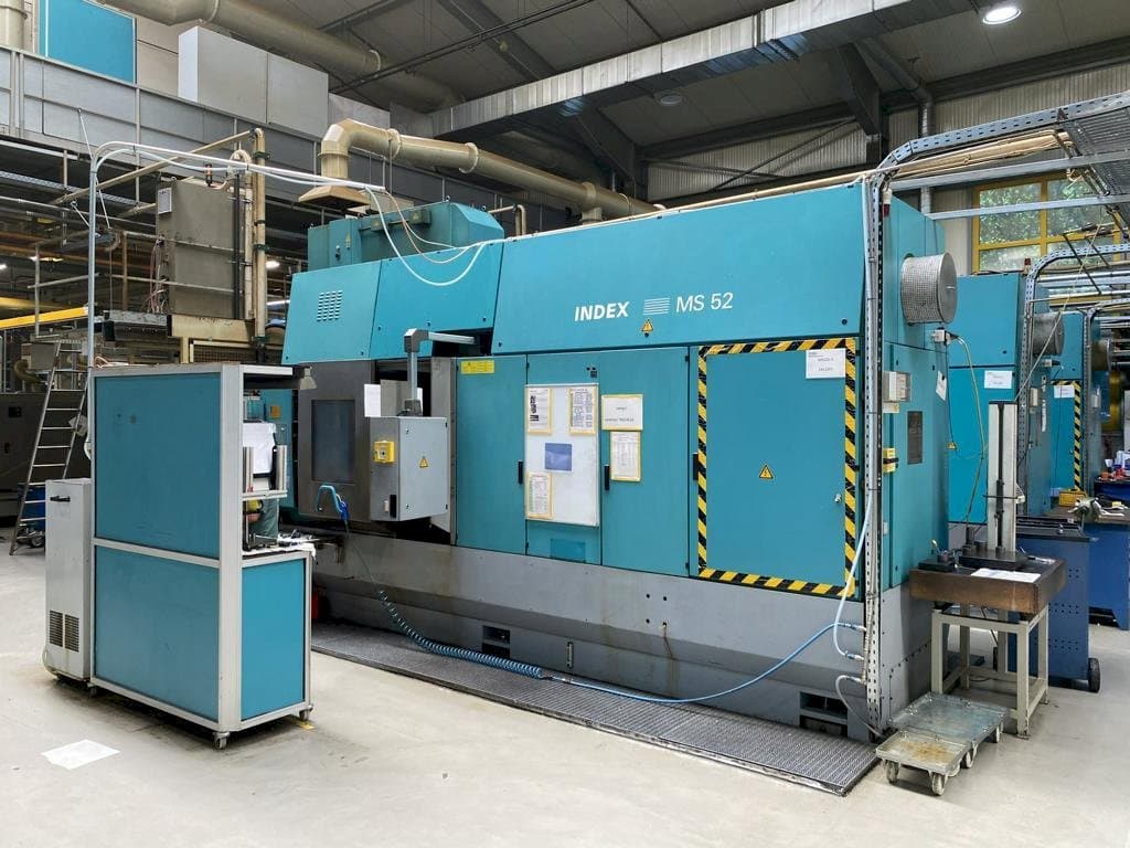 Frontansicht der Index MS 52 G  Maschine