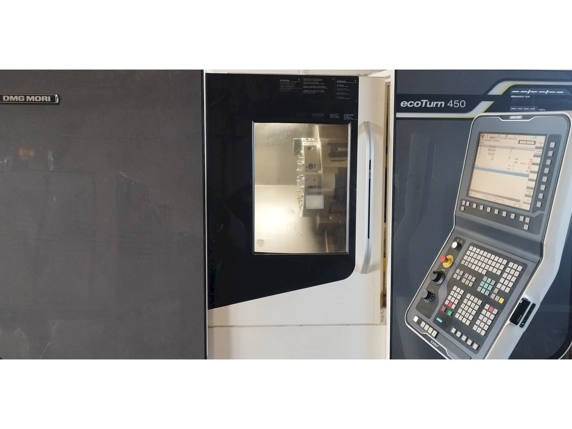 Frontansicht der DMG MORI EcoTurn 450  Maschine