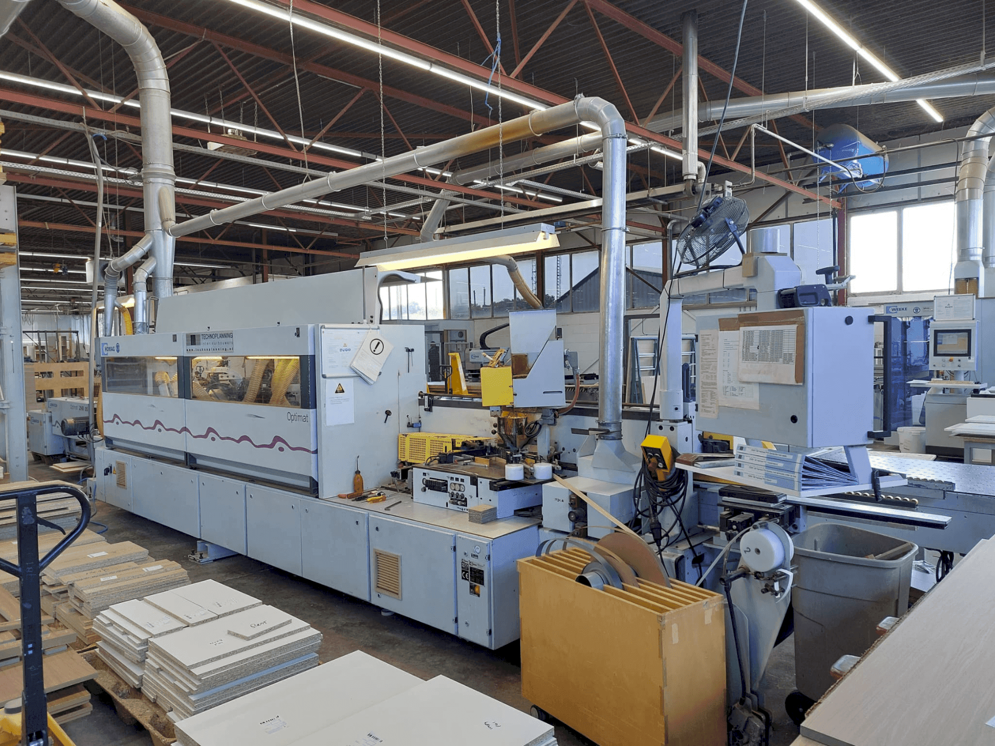 Frontansicht der HOMAG Optimat KL 78/A20/S2/Z  Maschine