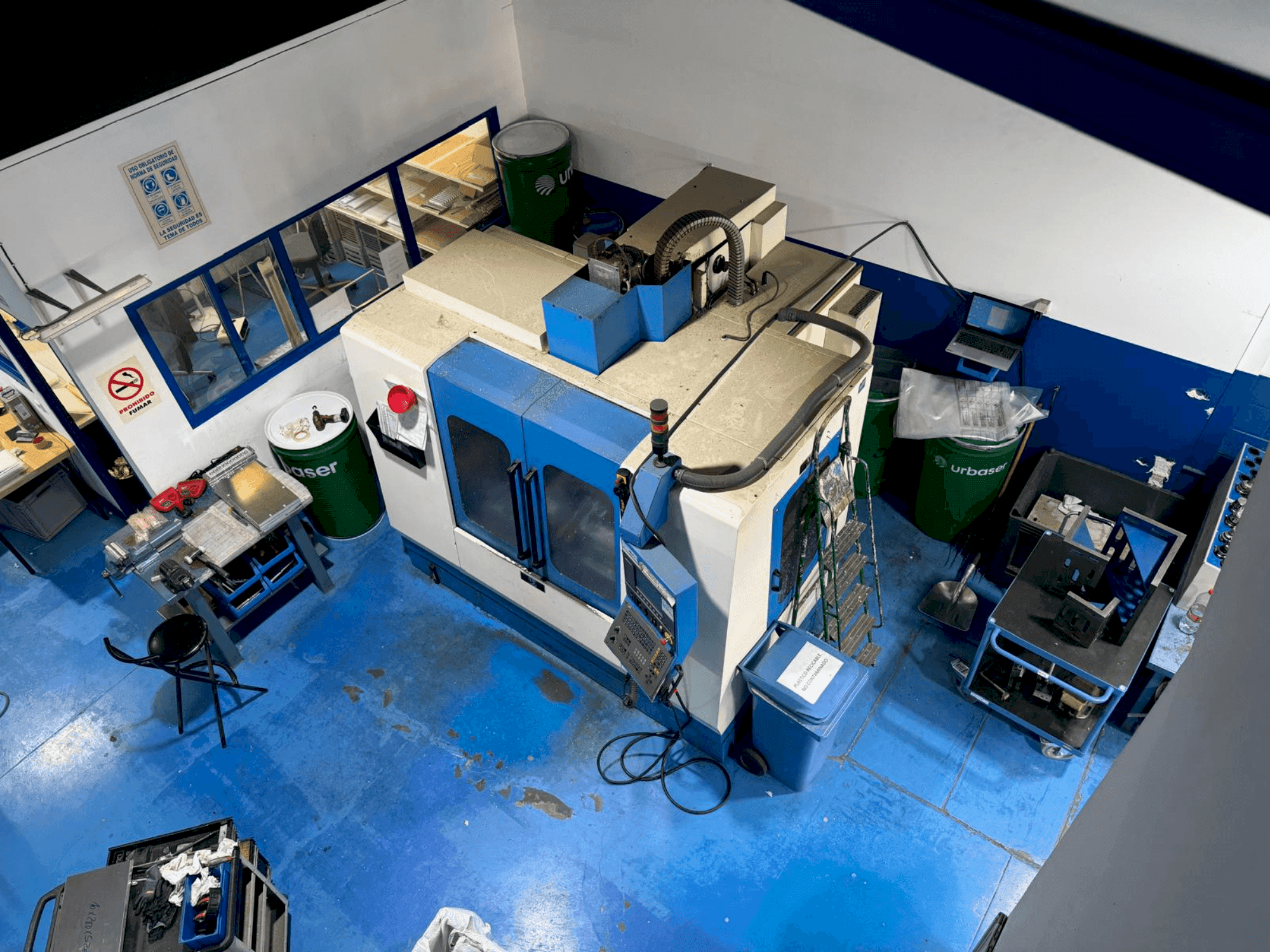 Frontansicht der LAGUN GVC 1000  Maschine