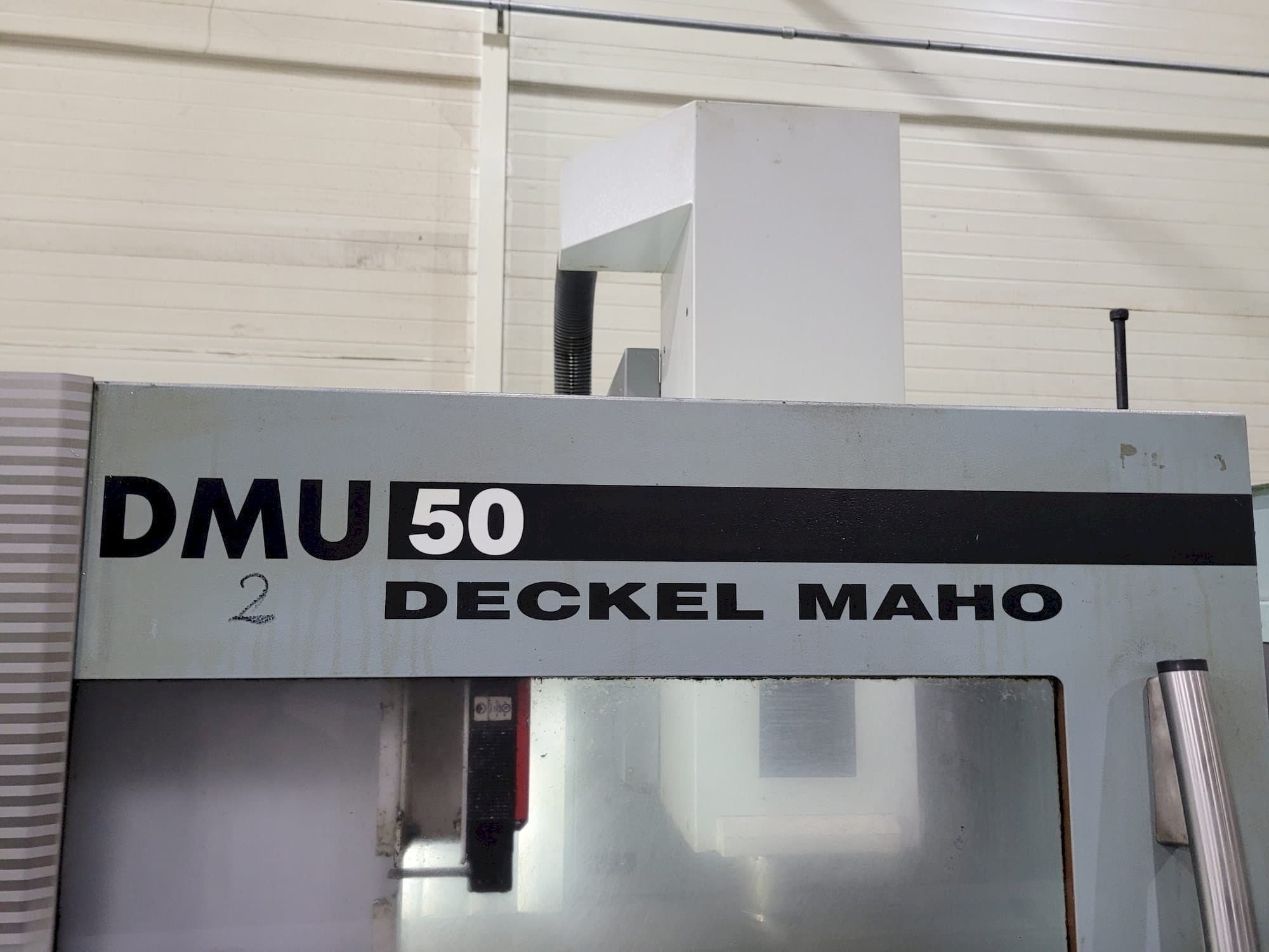 Frontansicht der DECKEL MAHO DMU 50  Maschine