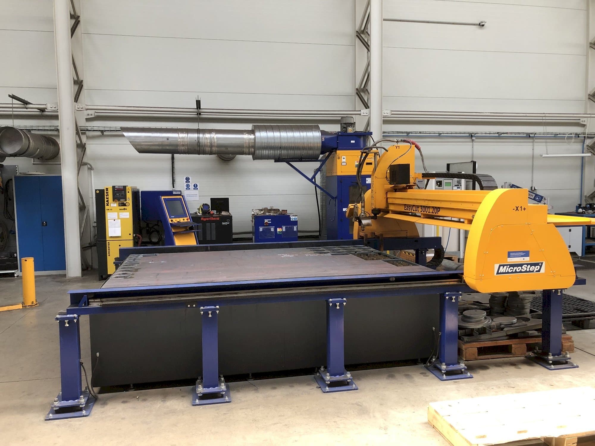 Frontansicht der MicroStep Easy Cut 3001.20P  Maschine