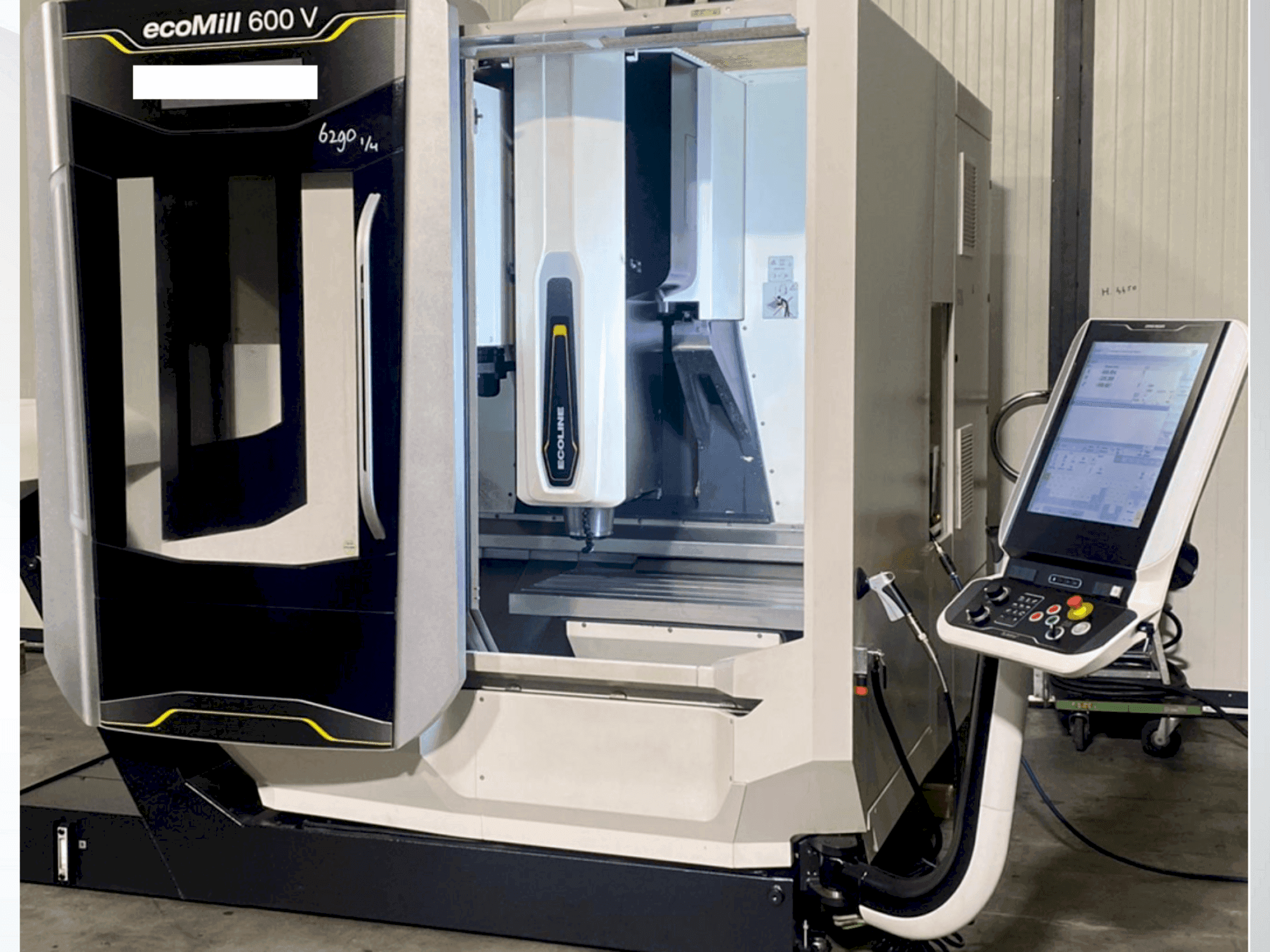 Frontansicht der DMG Ecomill 600V  Maschine