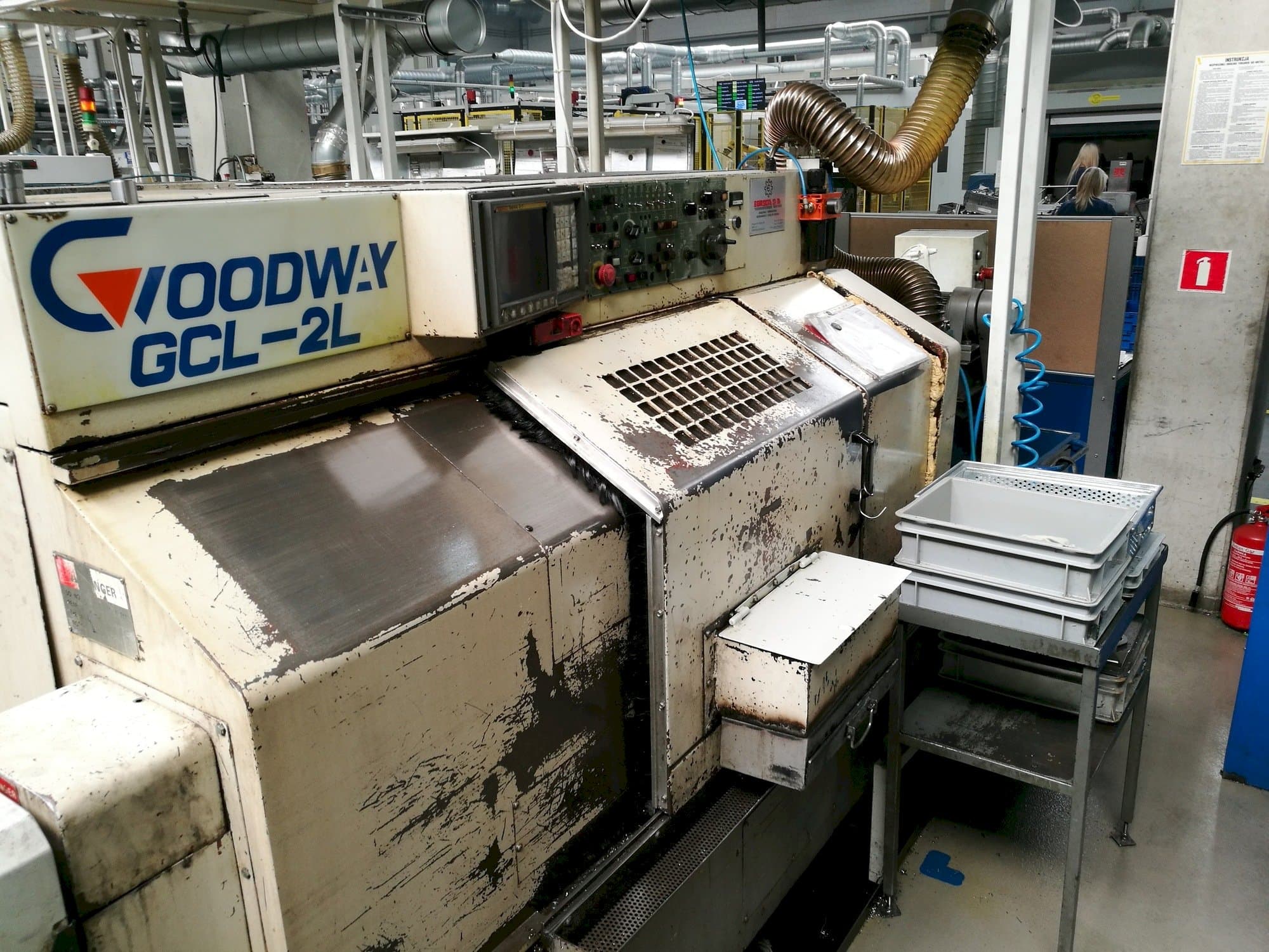Frontansicht der Goodway GCL-2L  Maschine