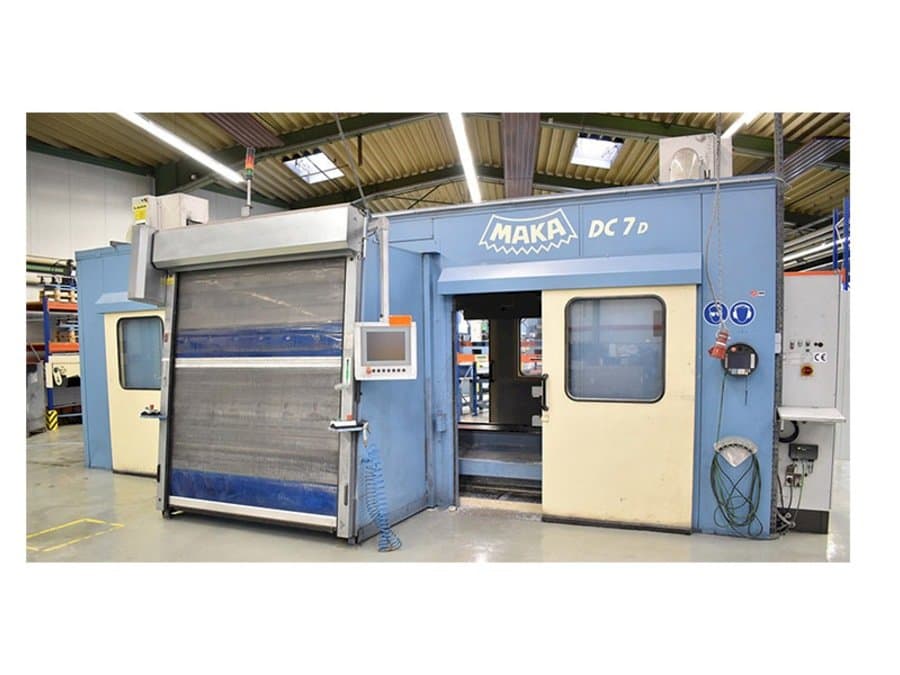 Frontansicht der MAKA DC 7 D  Maschine
