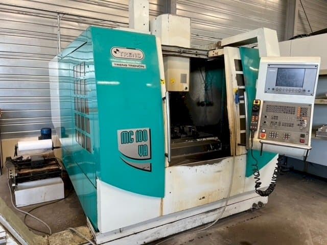 Linke Seitenansicht der TRENS MC100VA  Maschine