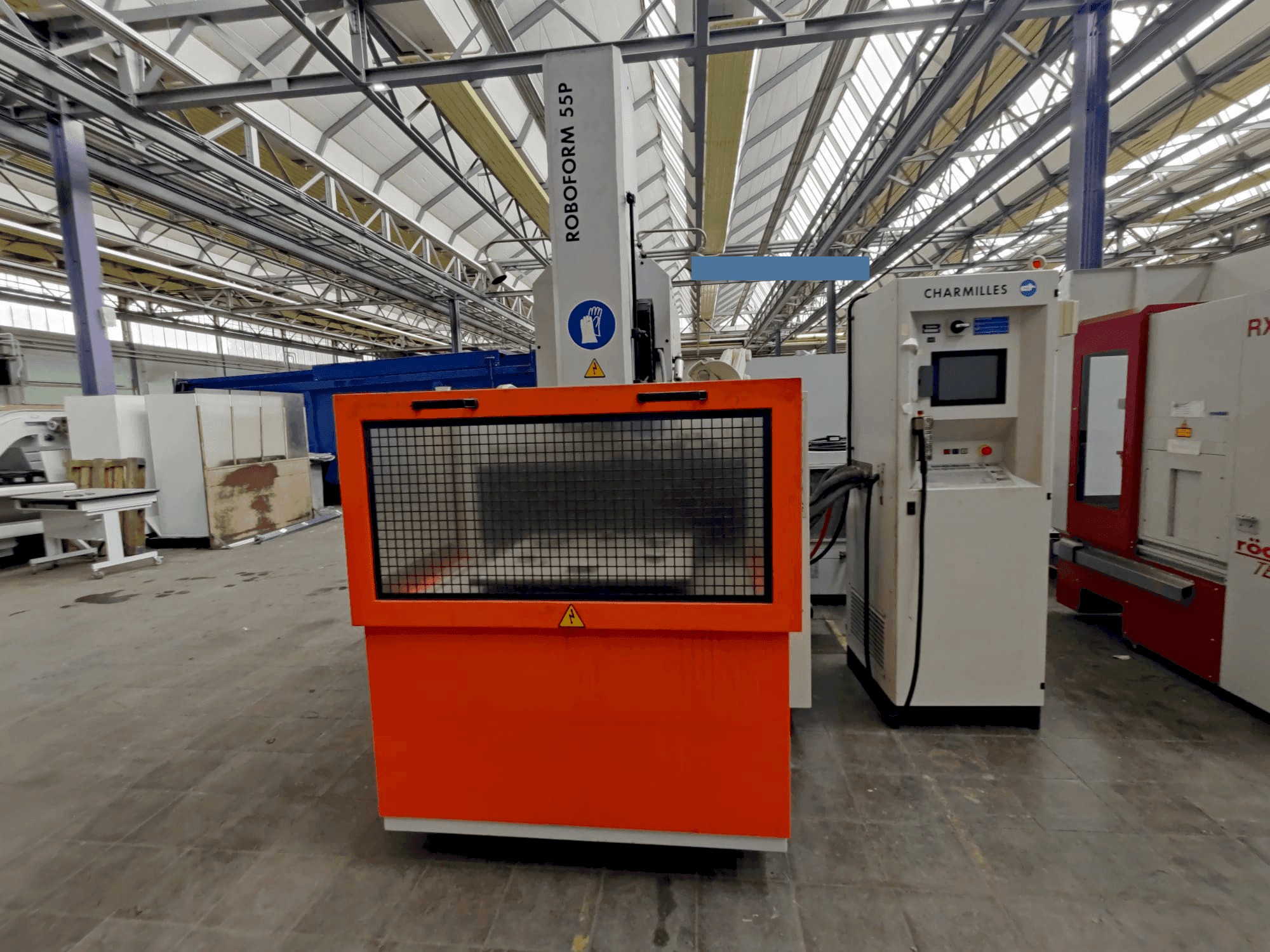 Frontansicht der CHARMILLES ROBOFORM 55P  Maschine