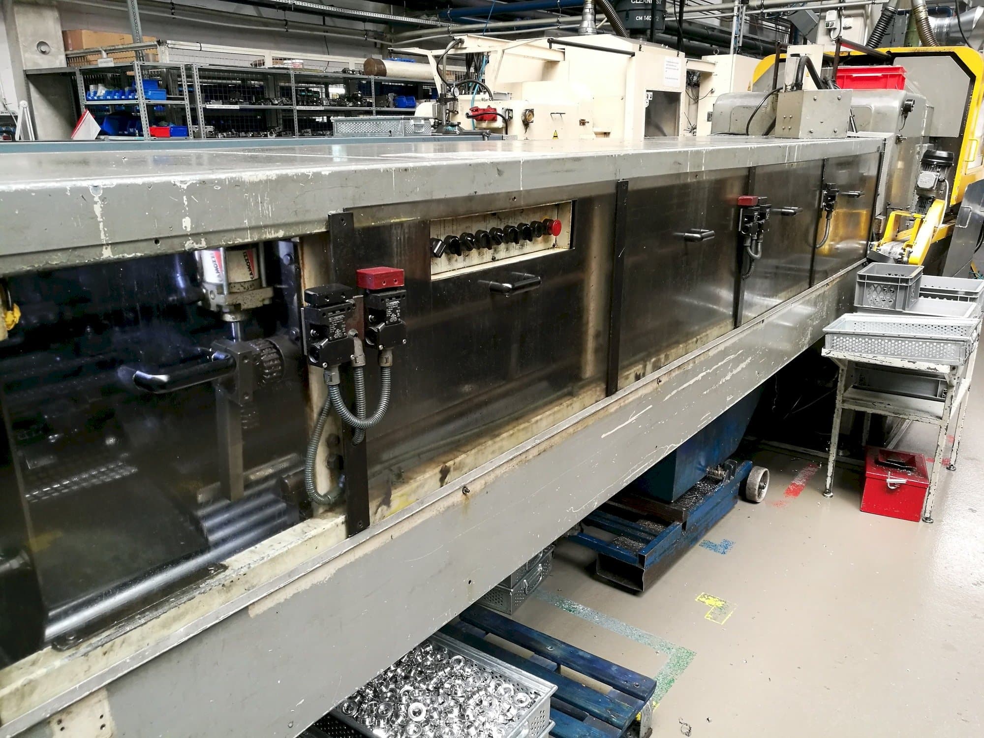 Frontansicht der Wickman 1  3/4"-6  Maschine