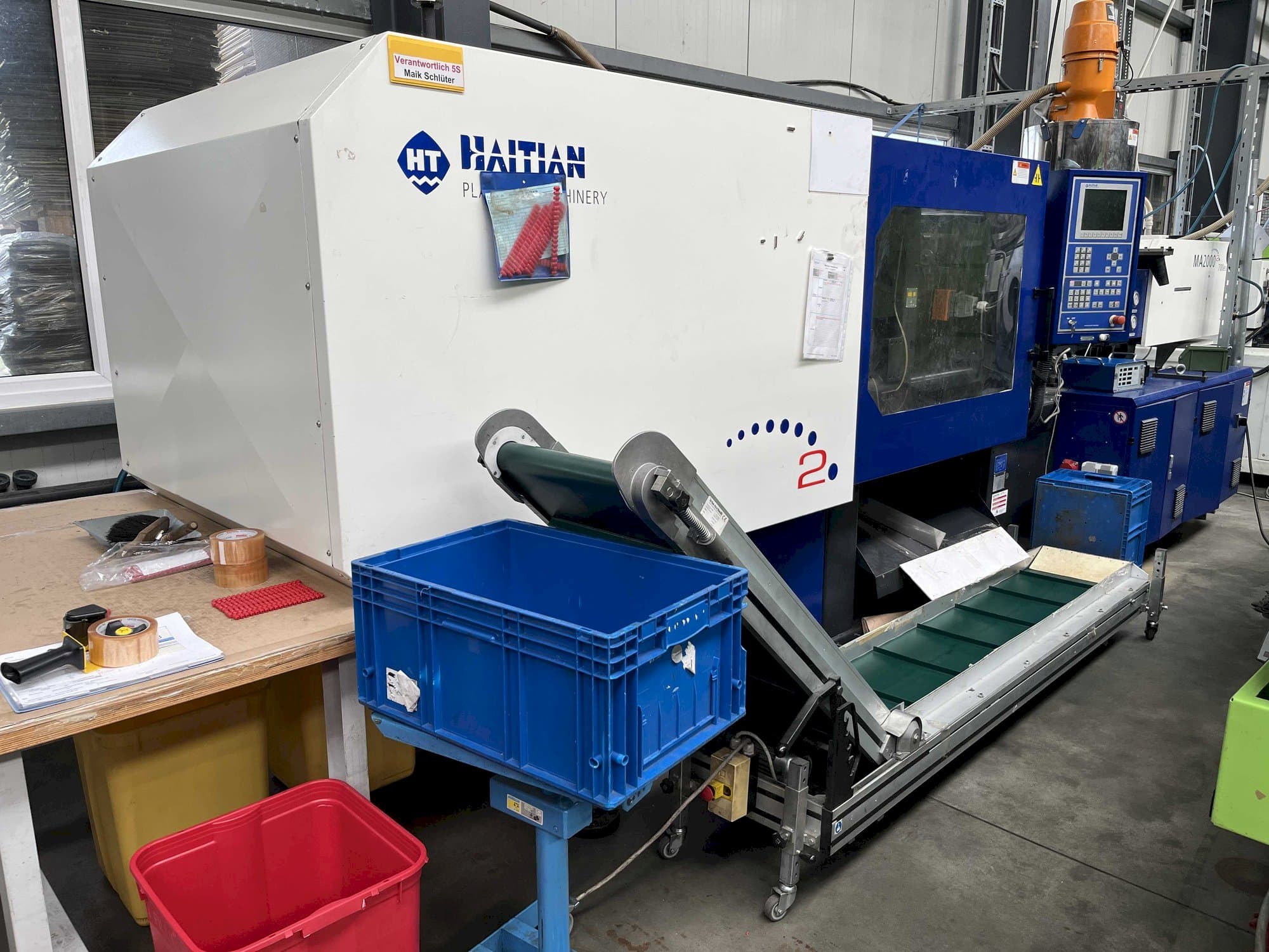 Frontansicht der HAITIAN MA2000 II/700eco  Maschine