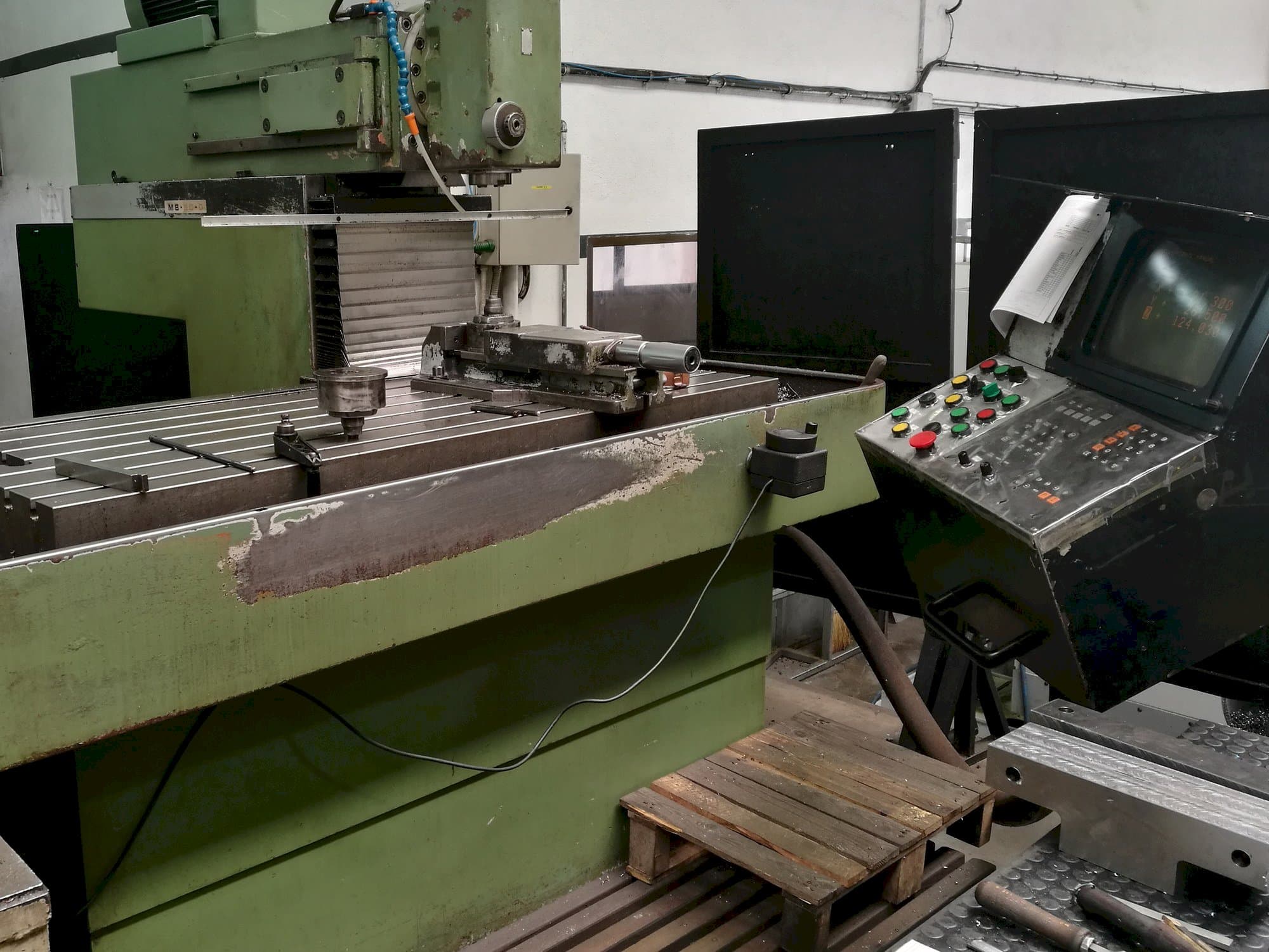 Frontansicht der Metba MB50-D  Maschine