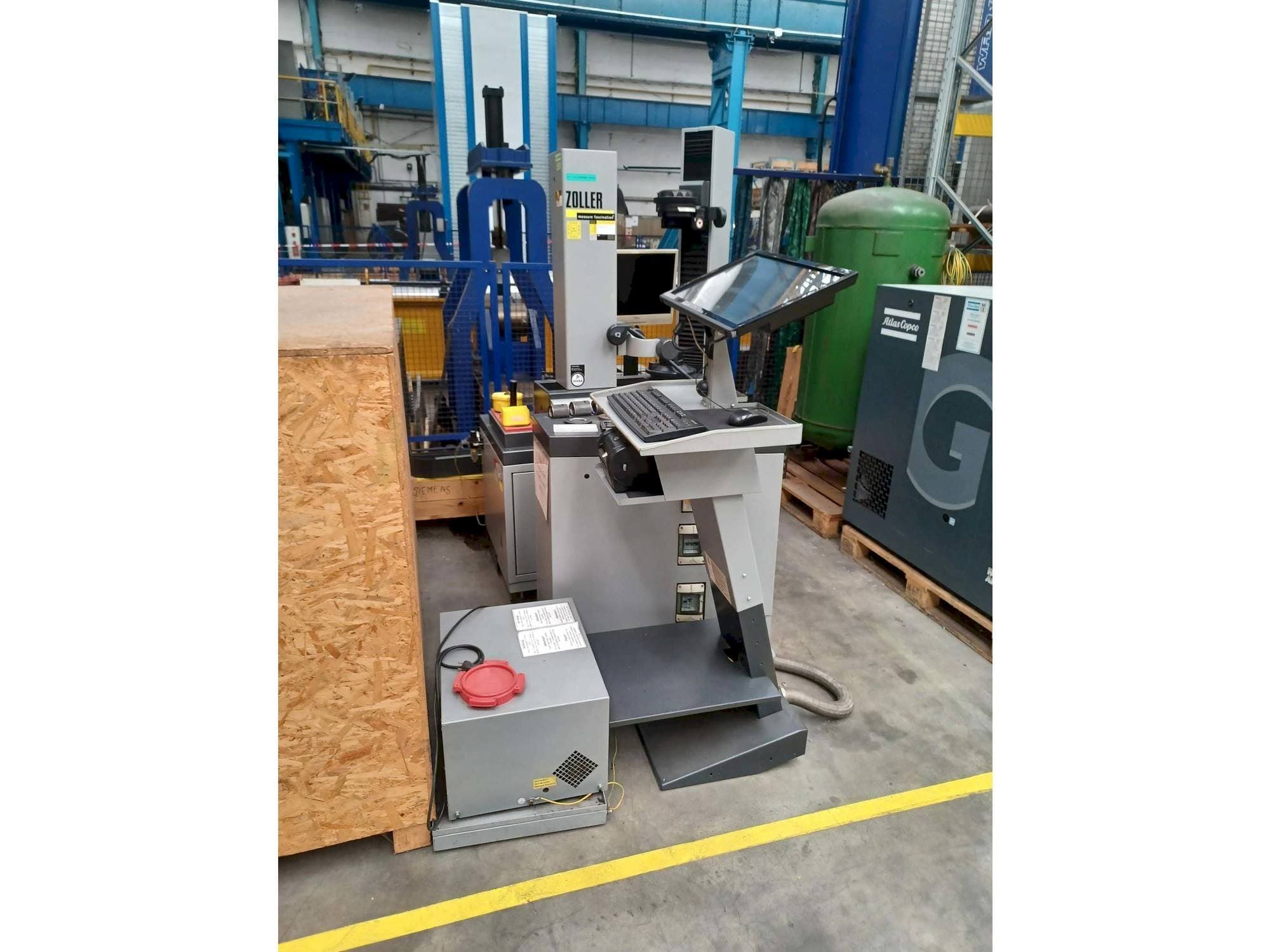 Frontansicht der Zoller R460C3-00137  Maschine