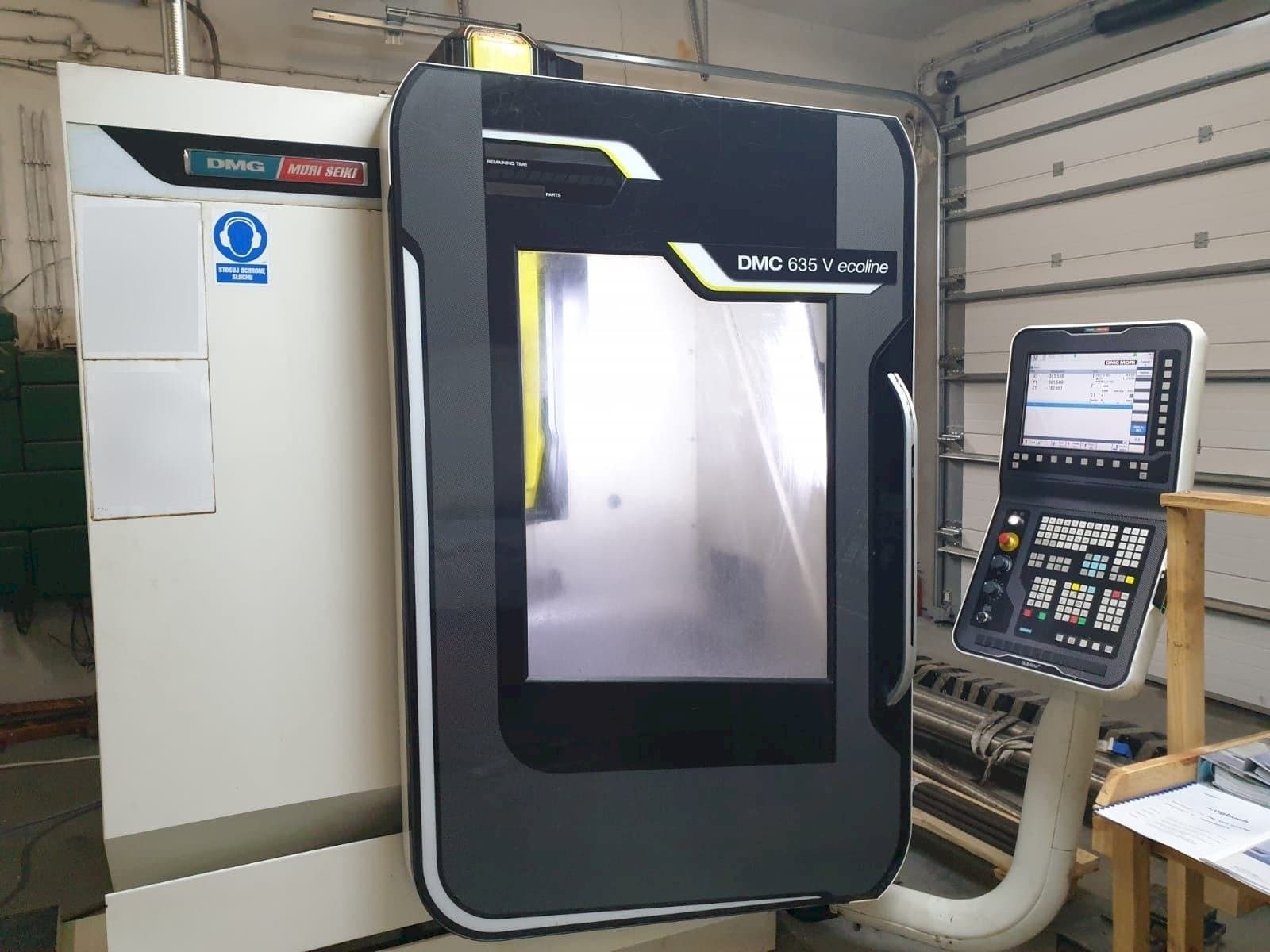 Frontansicht der DMG DMC 635 V ecoline  Maschine