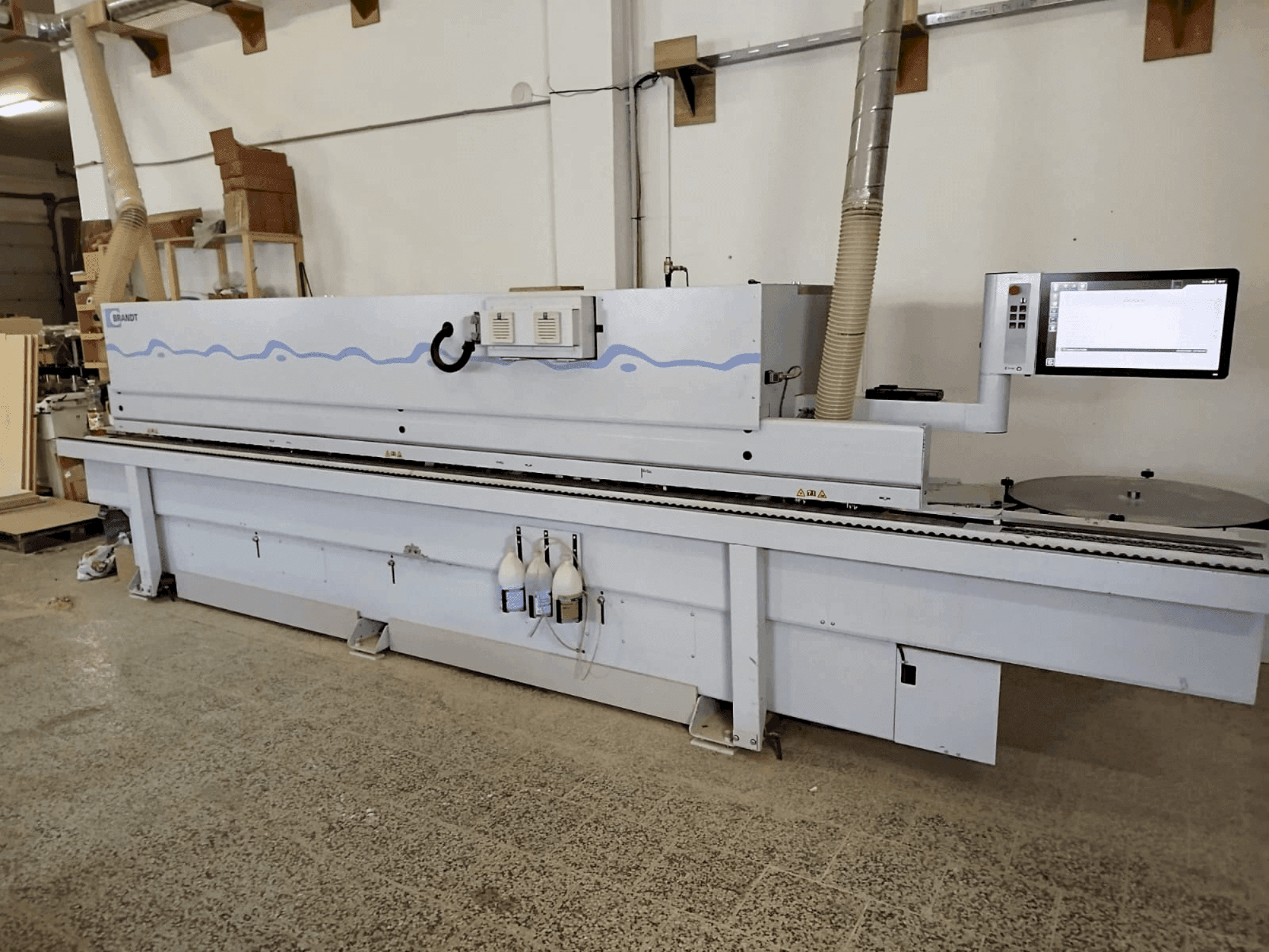 Frontansicht der BRANDT KDF 650 Highflex 1650  Maschine