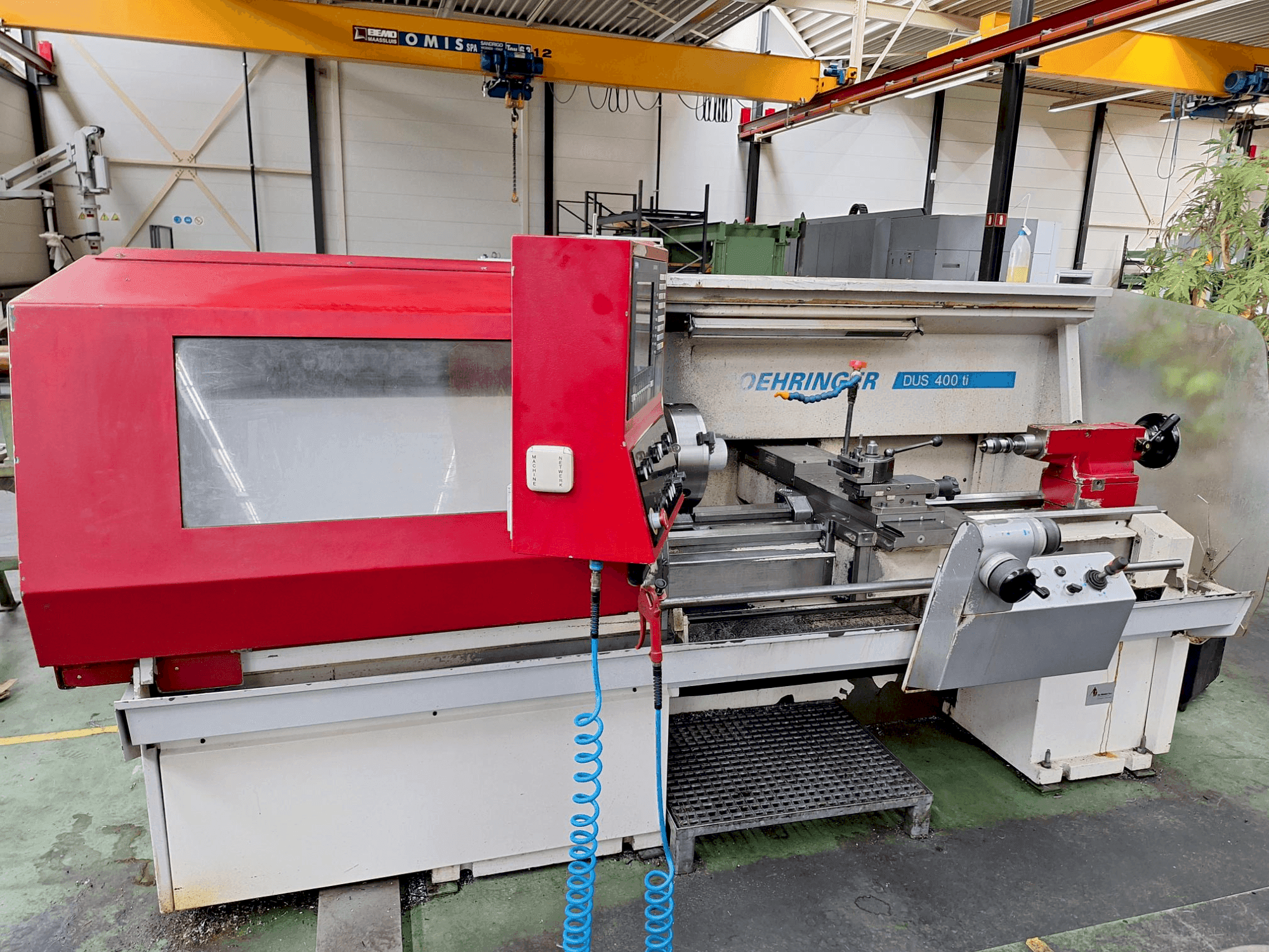 Frontansicht der BOEHRINGER DUS 400 ti  Maschine