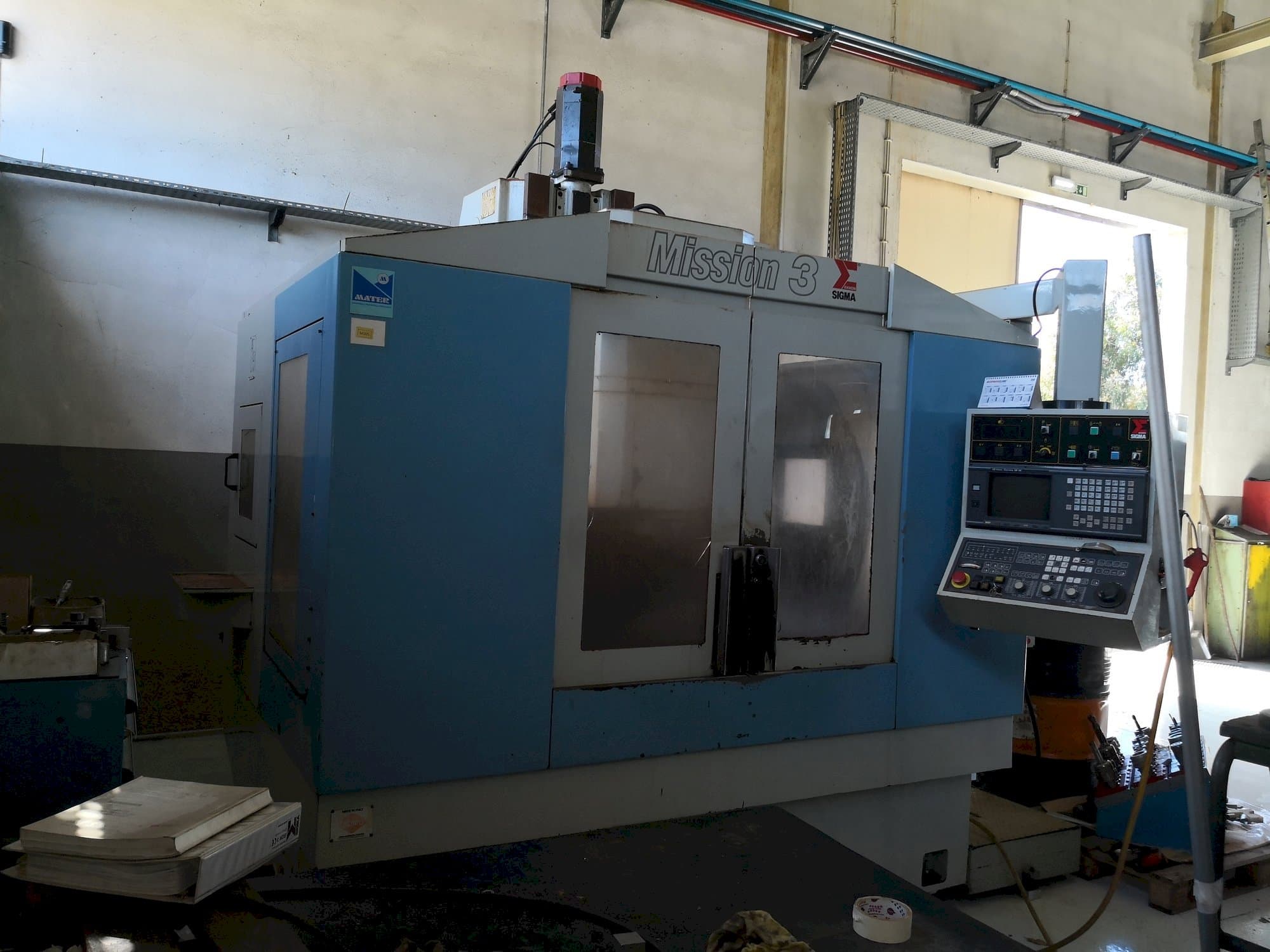 Frontansicht der Sigma Mission 3  Maschine